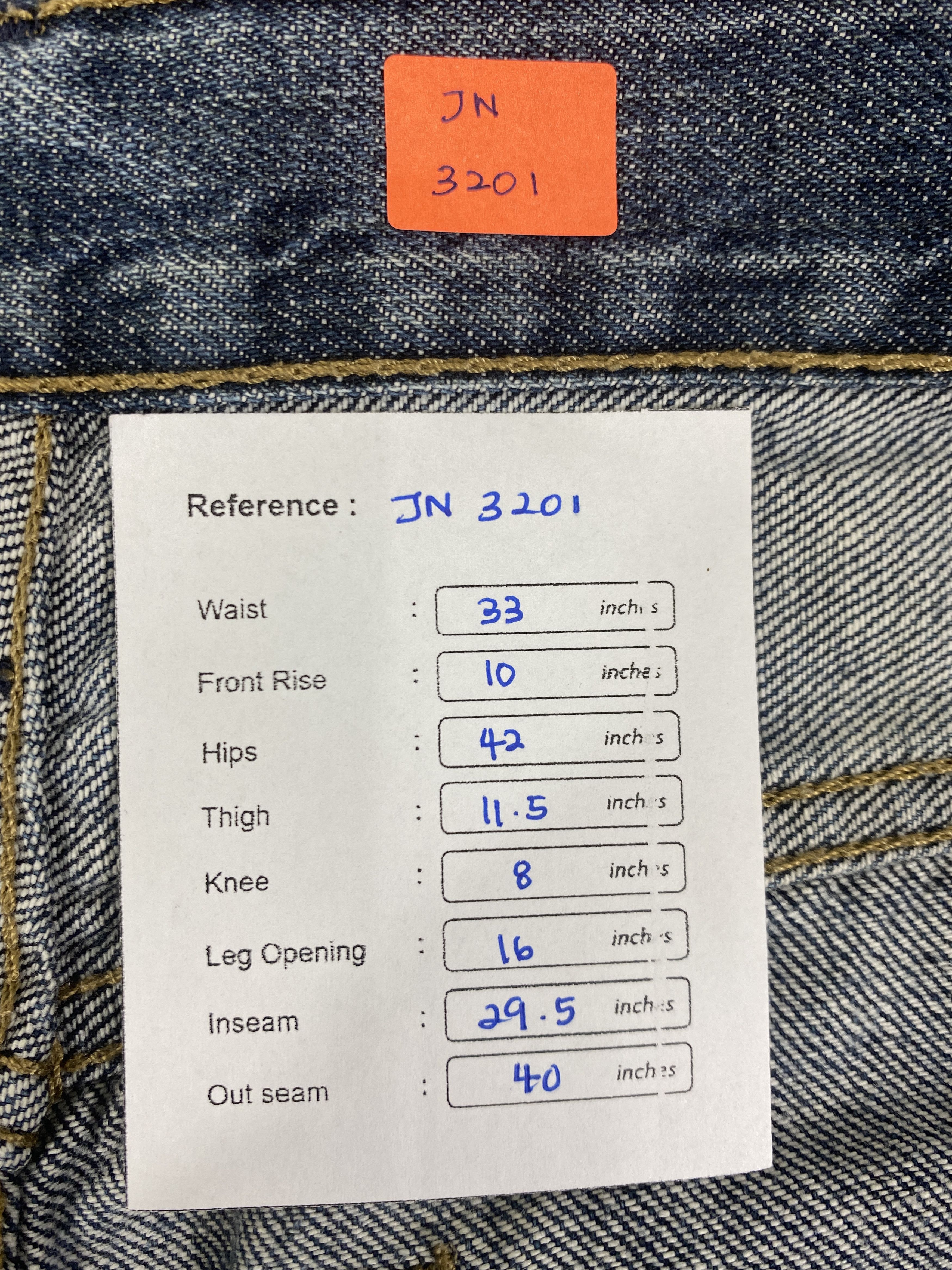 Levi's Dirty Blue Vintage Levis 527 Flare Jeans 33x29.5 - JN3201 Size US 33 - 8 Thumbnail