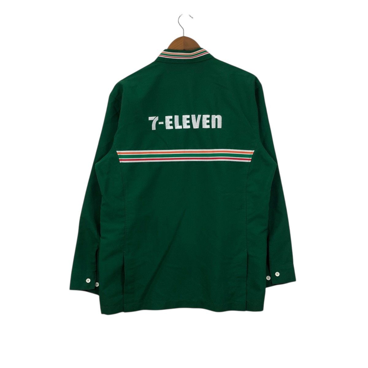 Other Vintage SEVEN ELEVEN 7-Eleven Convenience Store Worker Shirt Size US L / EU 52-54 / 3 - 3 Thumbnail