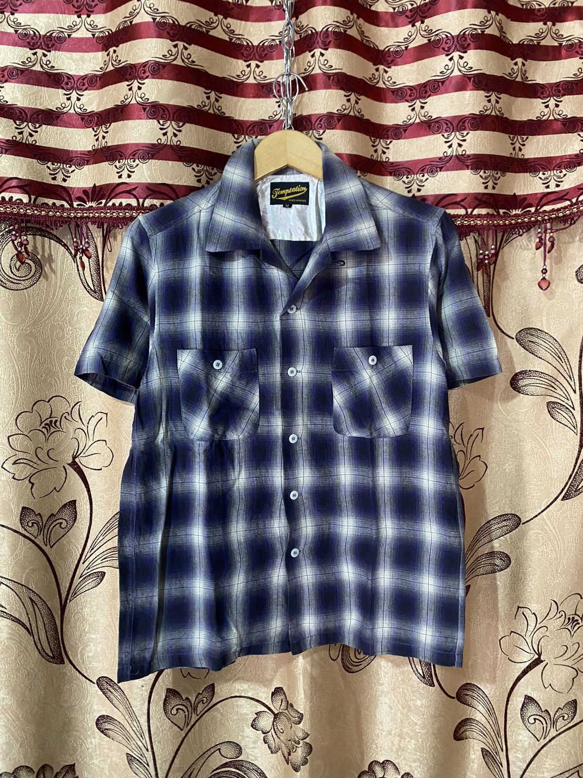 Vintage Temptation plaid button shirt Size US M / EU 48-50 / 2 - 1 Thumbnail