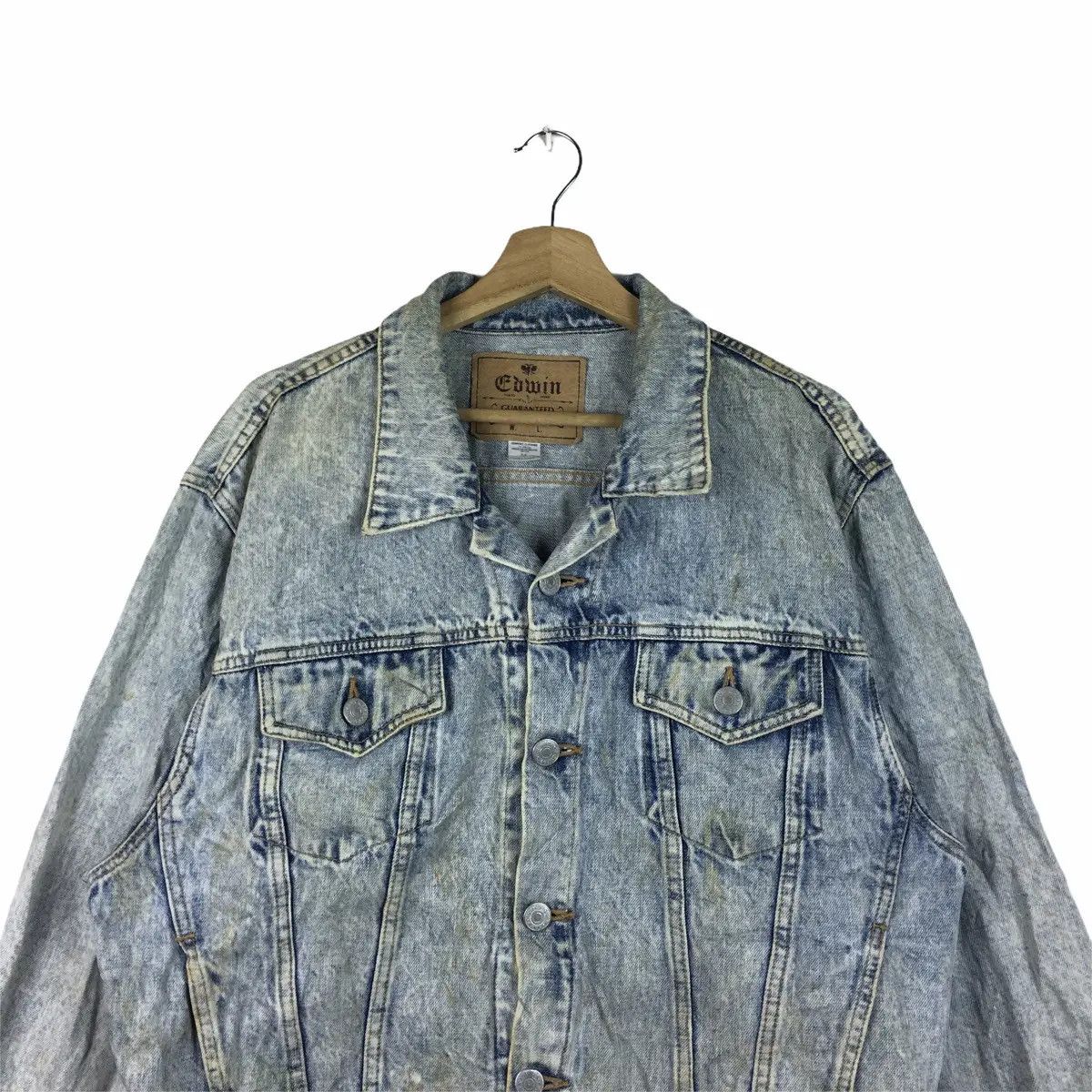 Edwin Vintage 80” EDWIN Trucker Western Jeans Denim Jacket USA Size US M / EU 48-50 / 2 - 2 Thumbnail