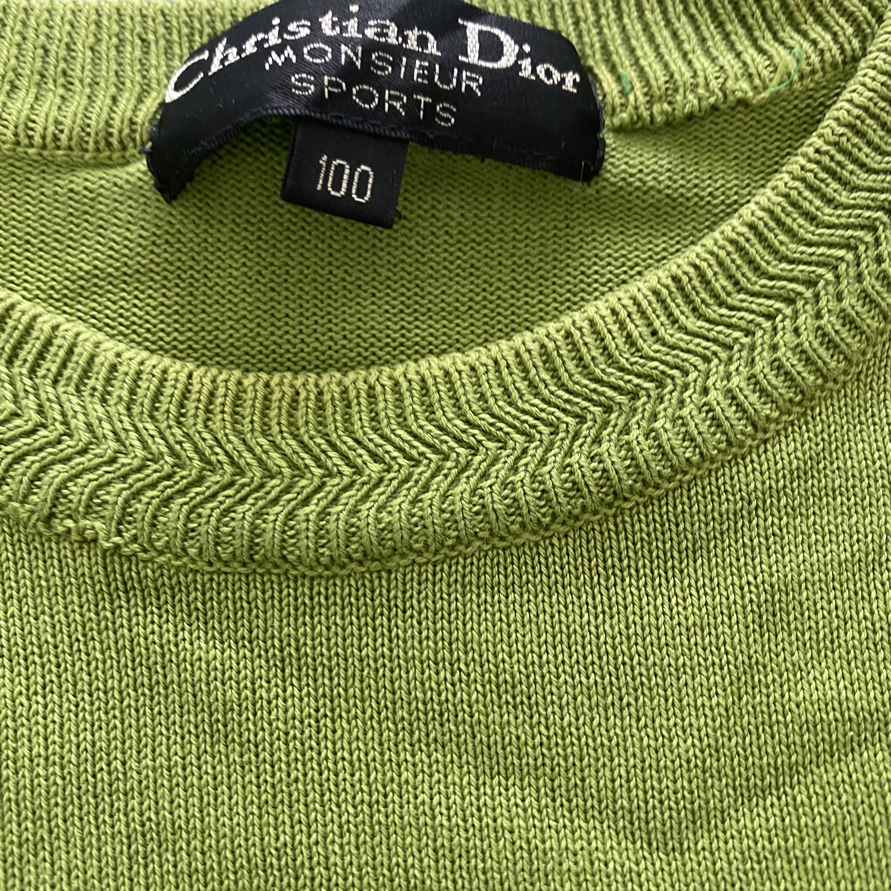 Christian Dior Monsieur × Vintage Vintage 90s Christian Dior Knitwear Size US M / EU 48-50 / 2 - 3 Thumbnail