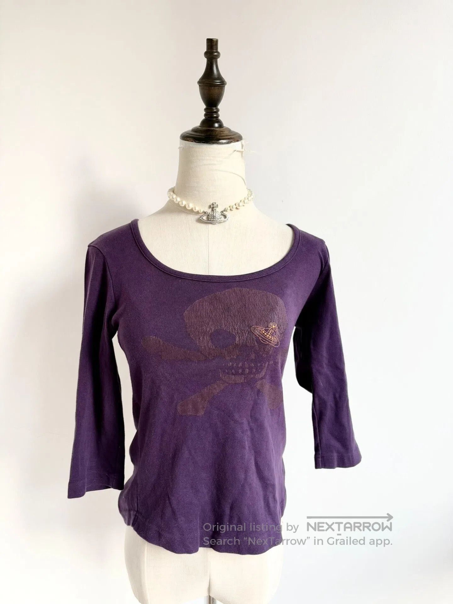 Vivienne Westwood Vivienne Westwood Purple Skull Top. Size M / US 6-8 / IT 42-44 - 2 Thumbnail