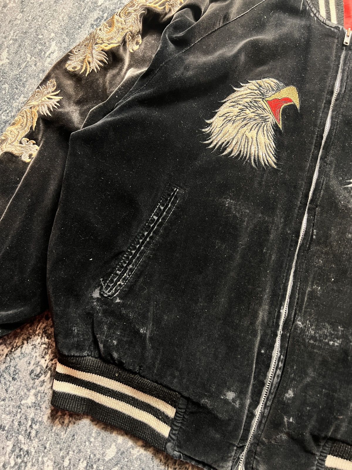 Dulcamara Japan Vtg Velvet Sukajan Japan Yokosuka Souvenir Jacket Size US XL / EU 56 / 4 - 7 Thumbnail