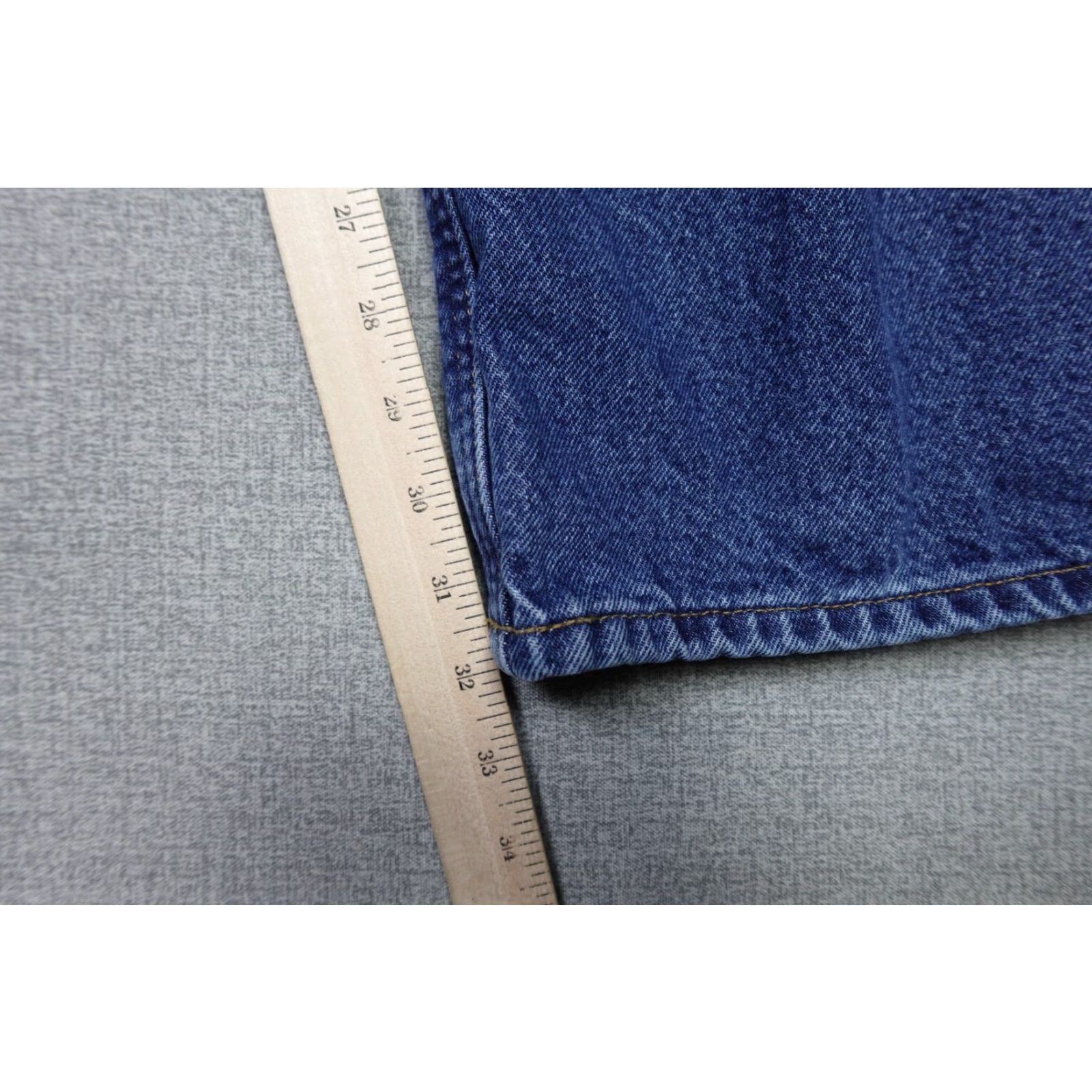 Carhartt VINTAGE Carhartt Jeans Mens 42x32 Blue Dark Wash Workwear Relaxed Straight 5-Pocket USA Theme Mens Size US 42 / EU 58 - 7 Thumbnail