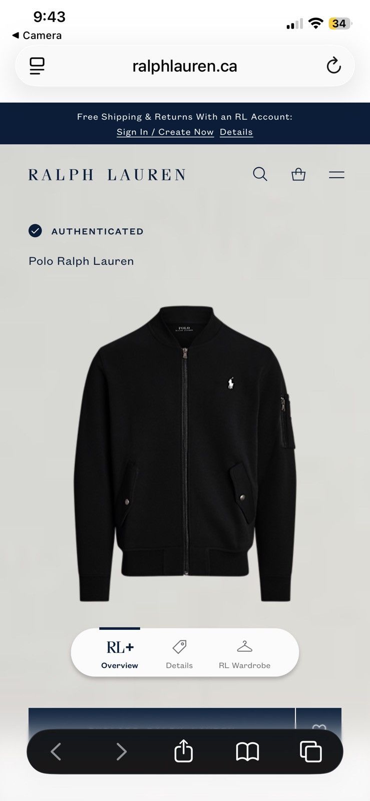 Polo Ralph Lauren Polo Ralph Lauren Double Knit Bomber Jacket Men’s Small Size US S / EU 44-46 / 1 - 10 Thumbnail