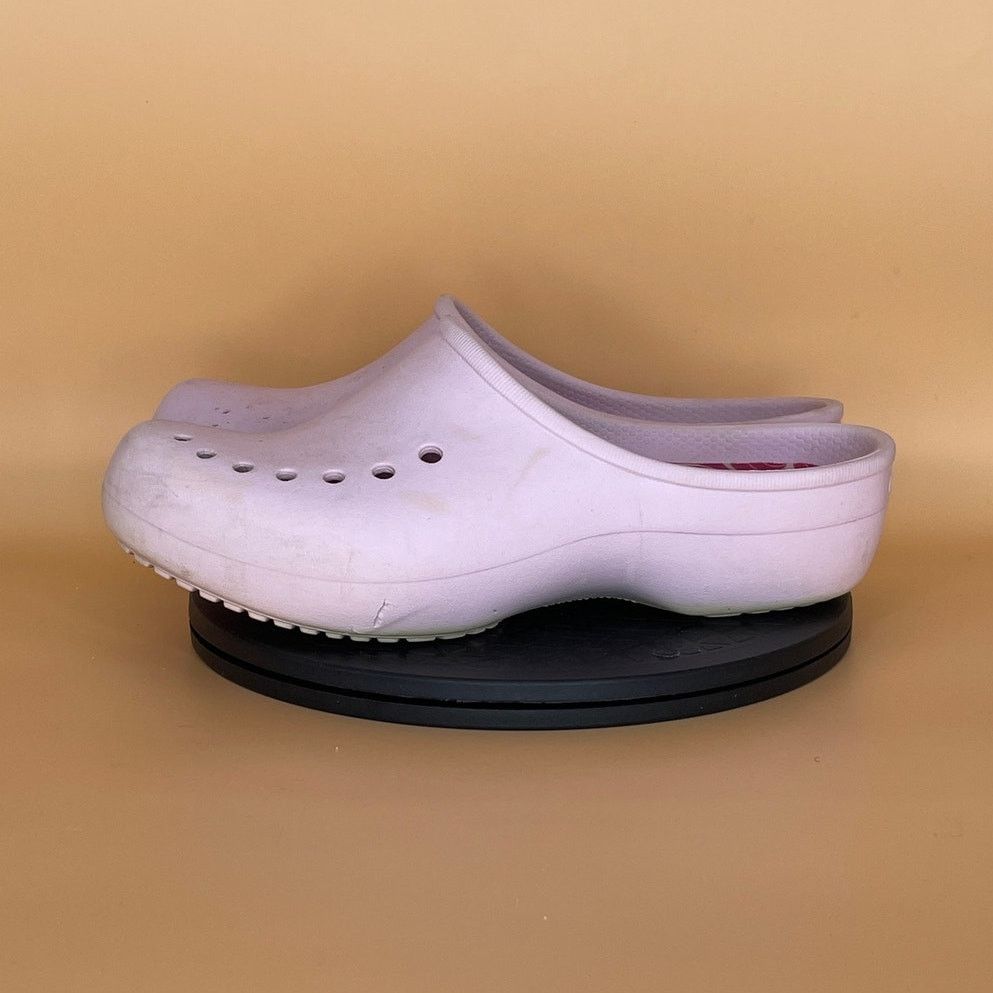 Womens Crocs Tully Rubber Clogs Comfort Shoes Size 10 Pink