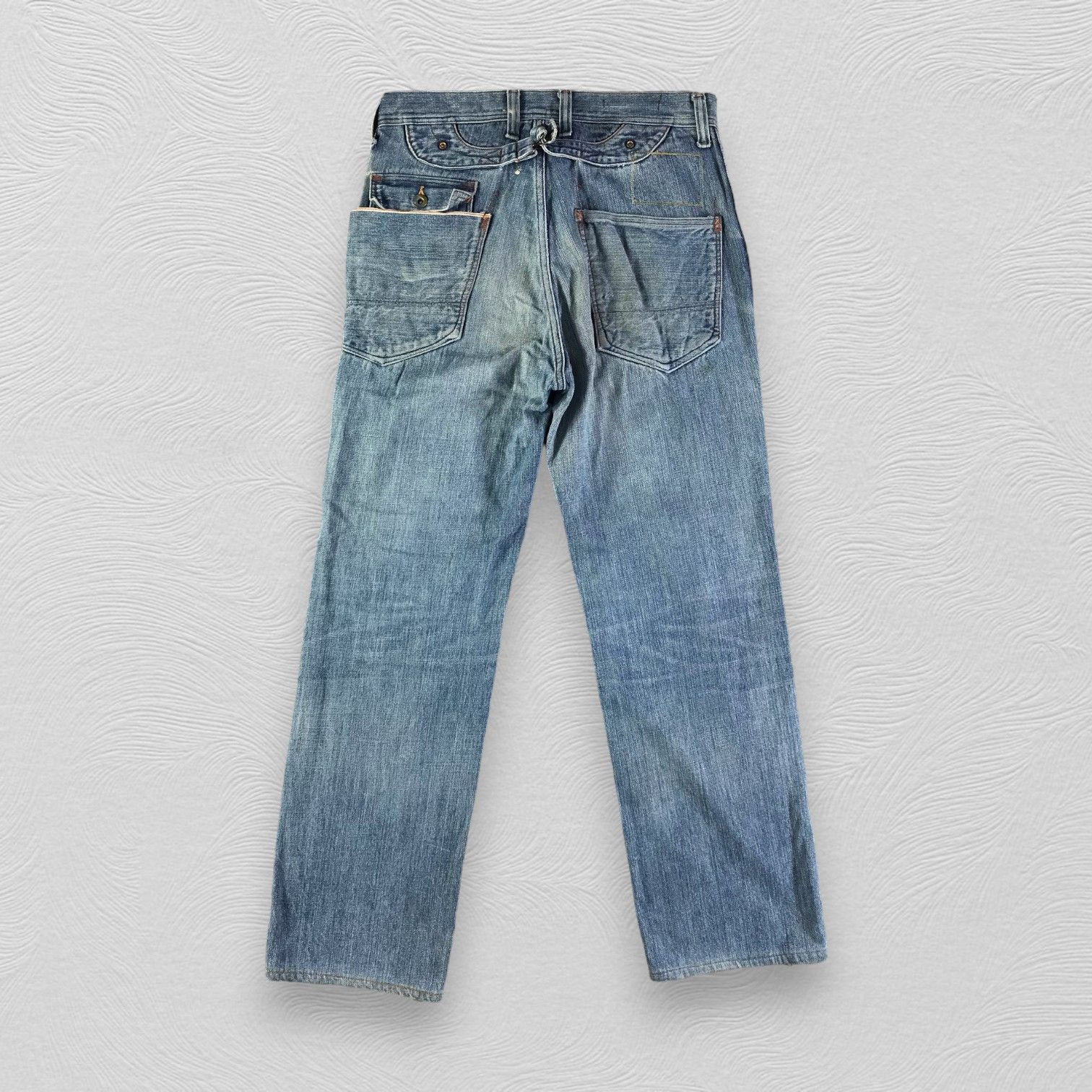 Japanese Brand John Bull Jeans Medium Wash Denim Size US 31 - 2 Thumbnail