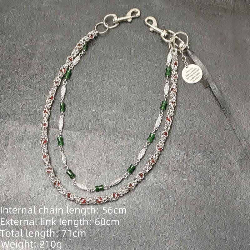 Jewelry 2 Layer Natural Echo Pearled Wallet Chain Size ONE SIZE - 9 Thumbnail