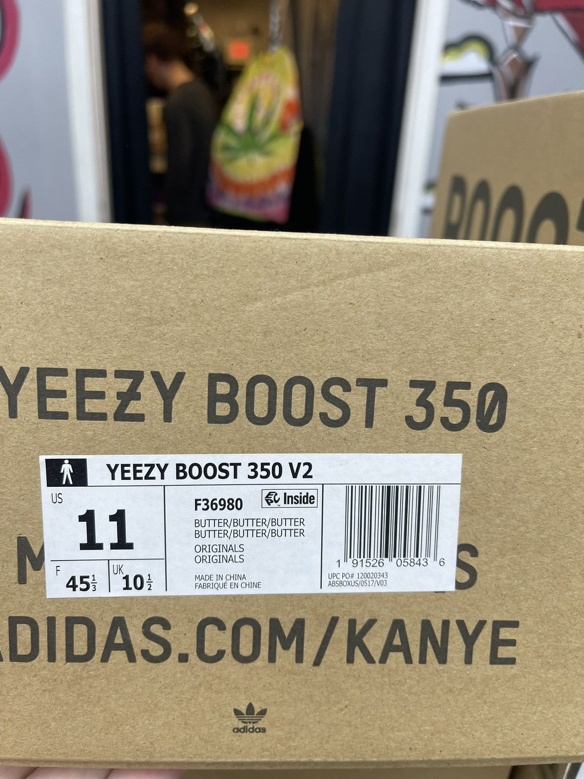 Adidas Size 11 - Adidas Yeezy Boost 350 Butter Size US 11 / EU 44 - 11 Thumbnail