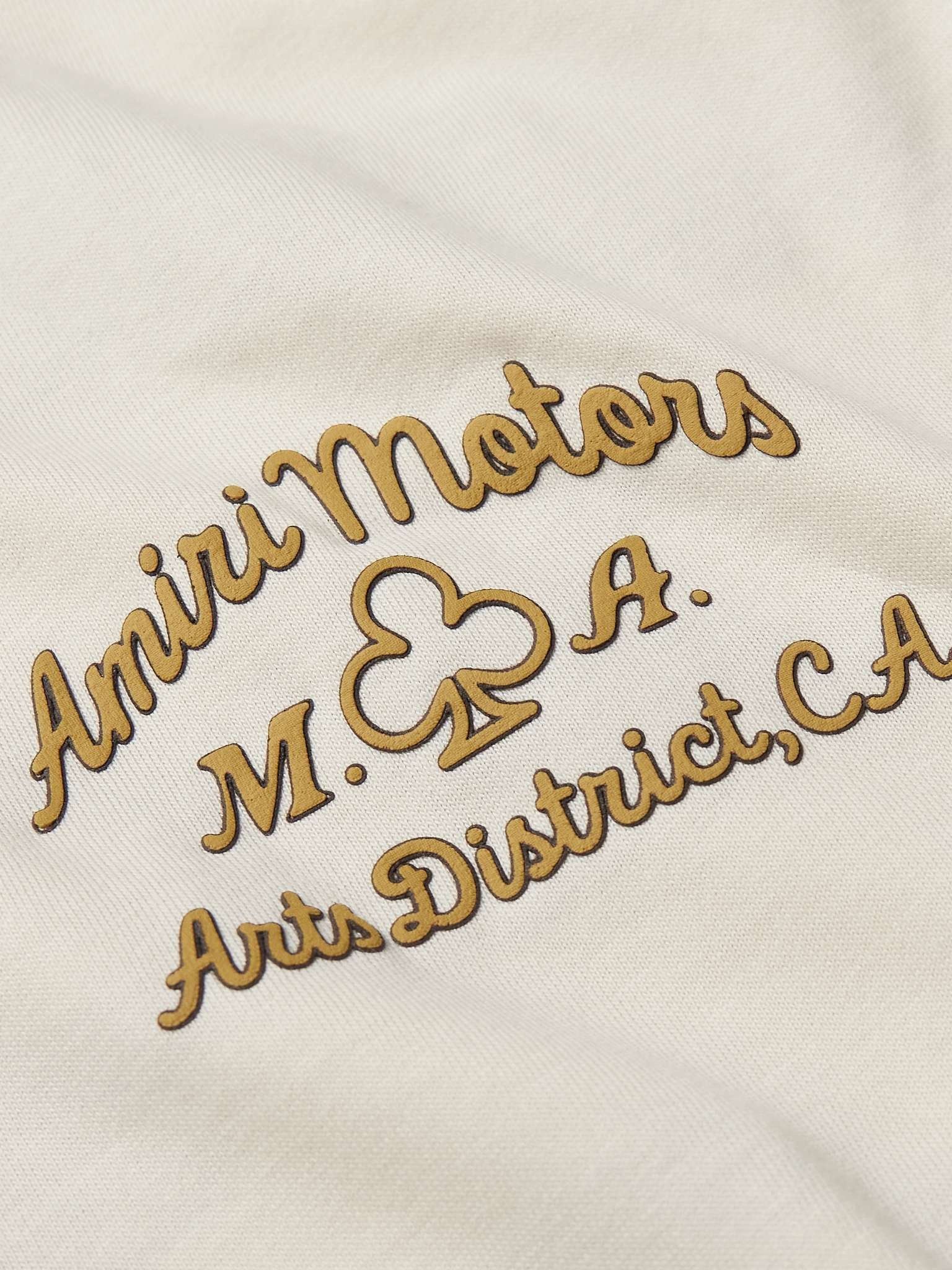 Amiri oc11z0225 Logo-Appliquéd Cotton-Jersey T-Shirt Light Beige Size US S / EU 44-46 / 1 - 5 Thumbnail
