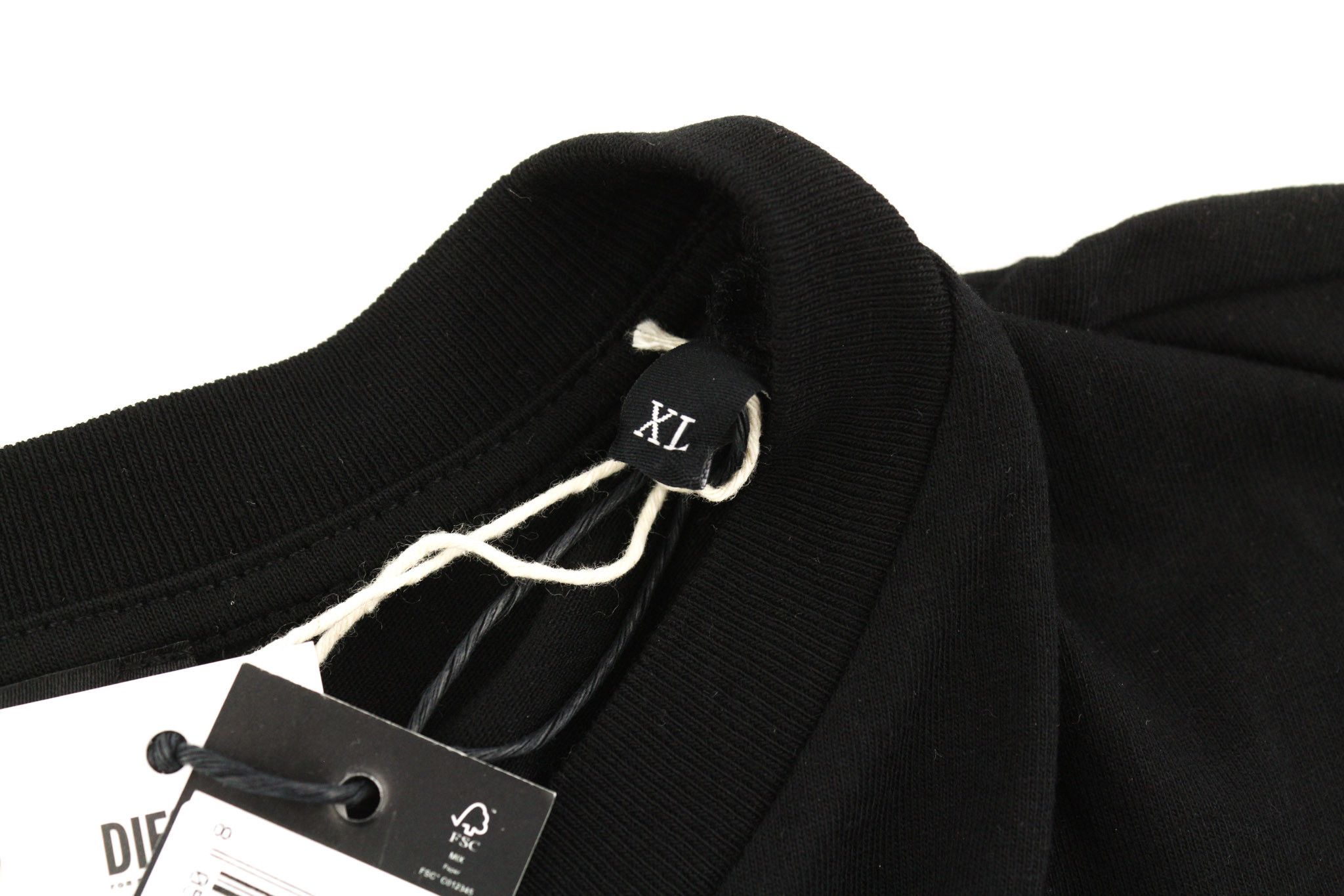 Diesel T-DIEGOS-B10 XL Black Short Sleeve Logo Tricot 40339 Size US XL / EU 56 / 4 - 8 Thumbnail