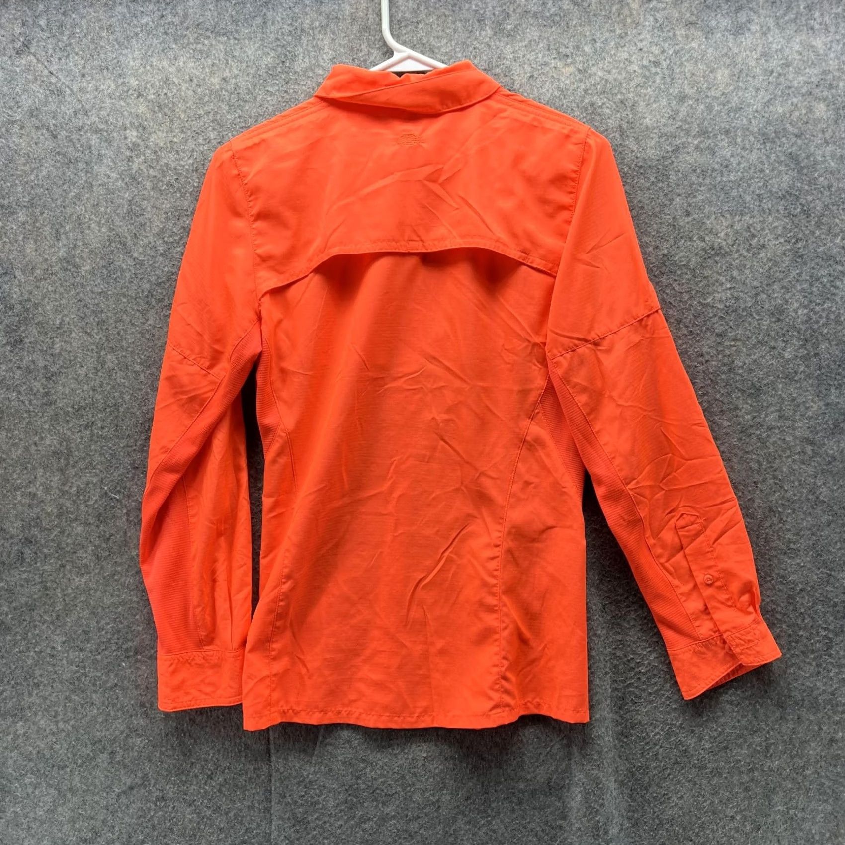 Vintage VINTAGE Reel Legends Shirt Women Small Orange Button-Up Long Sleeve Collared Casual Polyester 90s 00s Womens Size S / US 4 / IT 40 - 4 Thumbnail