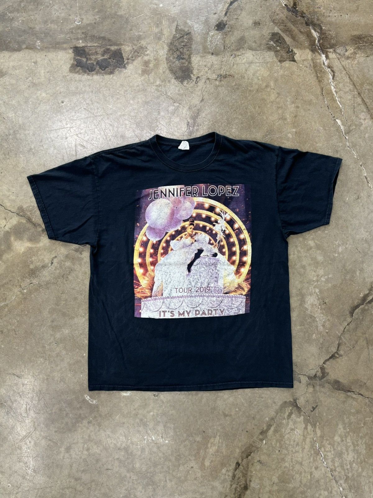 Band Tees × Vintage Jennifer Lopez Tour 2019 Its My Party Tee XL Size US XL / EU 56 / 4 - 2 Thumbnail
