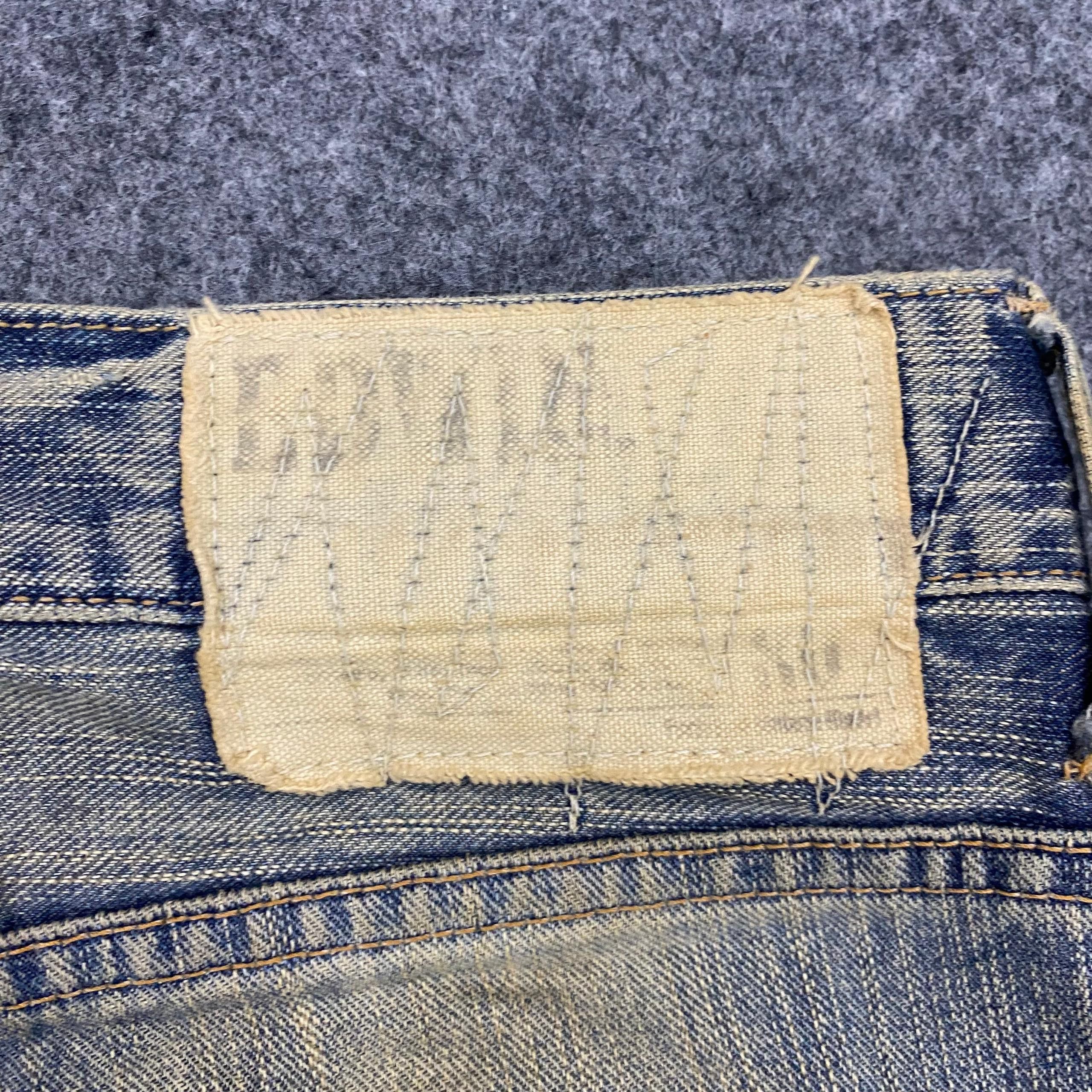 Edwin 💥Flare💥Vintage Edwin Exclusive Vintage Distressed Denim Size US 36 / EU 52 - 14 Thumbnail