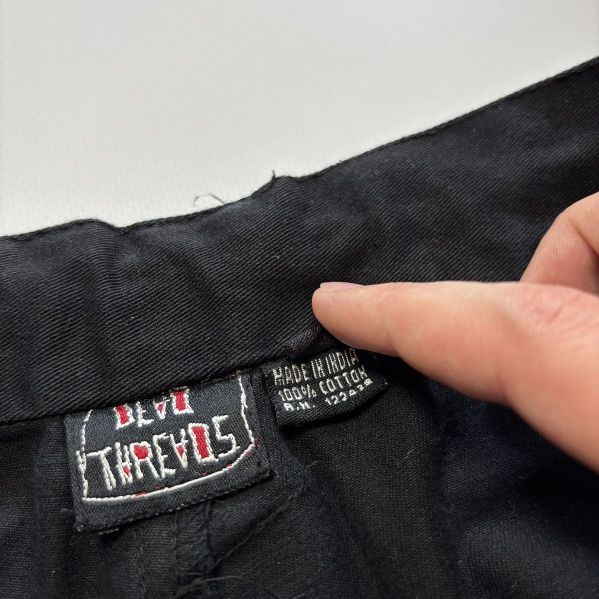 If Six Was Nine × Tripp NYC y2k goth punk japan style shorts cargo grommets studs rave Size US 31 - 10 Thumbnail