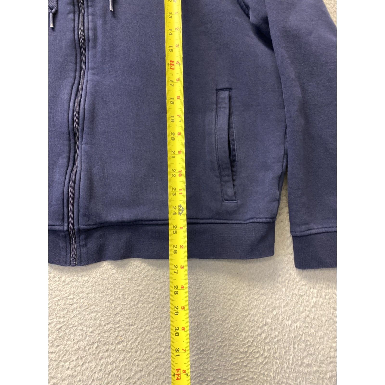 Lacoste Lacoste Slim Full Zip Hoodie Men Navy 2XL Crocodile Logo Pockets Size US XXL / EU 58 / 5 - 7 Thumbnail