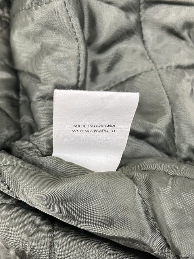 A.P.C. A.P.C. Dark Satin Green Bomber Jacket Size US M / EU 48-50 / 2 - 10 Thumbnail