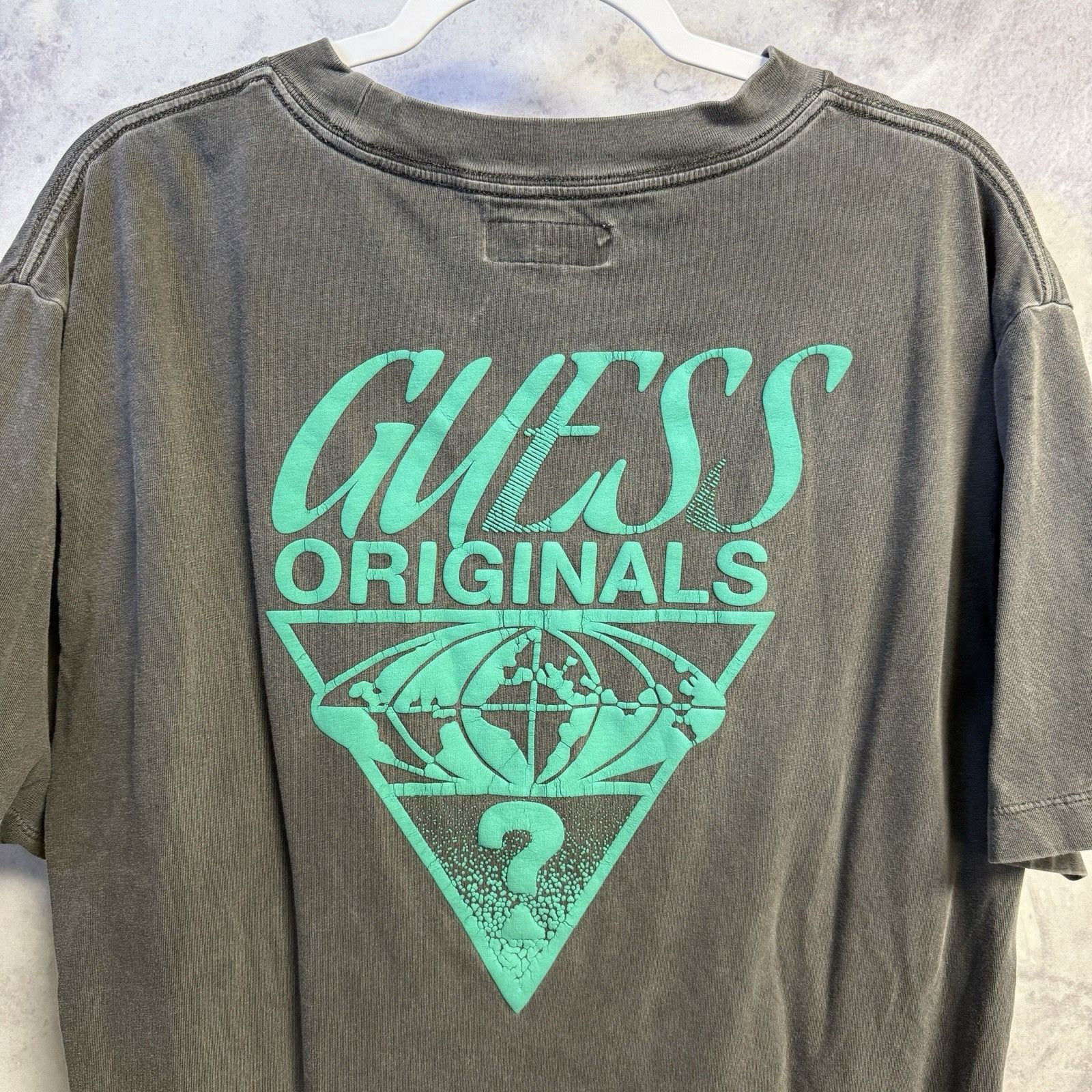 Guess Guess Originals T Shirt Mens L 24x28 Faded Black Gray Short Size US L / EU 52-54 / 3 - 1 Thumbnail