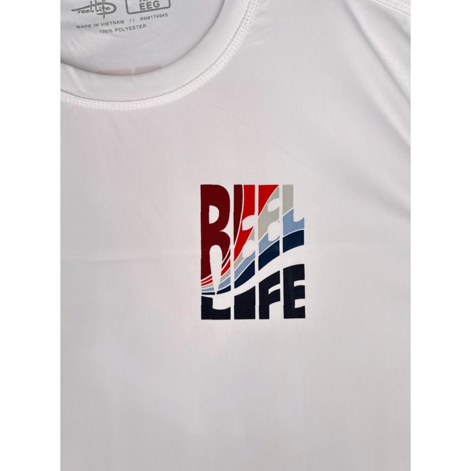 Alife Reel Life Shirt Men White Long Sleeve UV Tee Fishing Boating Jax Beach Size US XL / EU 56 / 4 - 6 Thumbnail