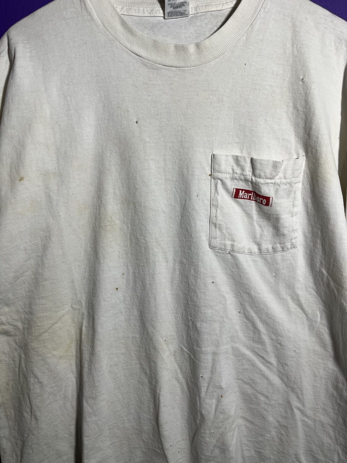 Marlboro × Vintage Vintage 90s Marlboro country store pocket tee Size US XL / EU 56 / 4 - 3 Thumbnail