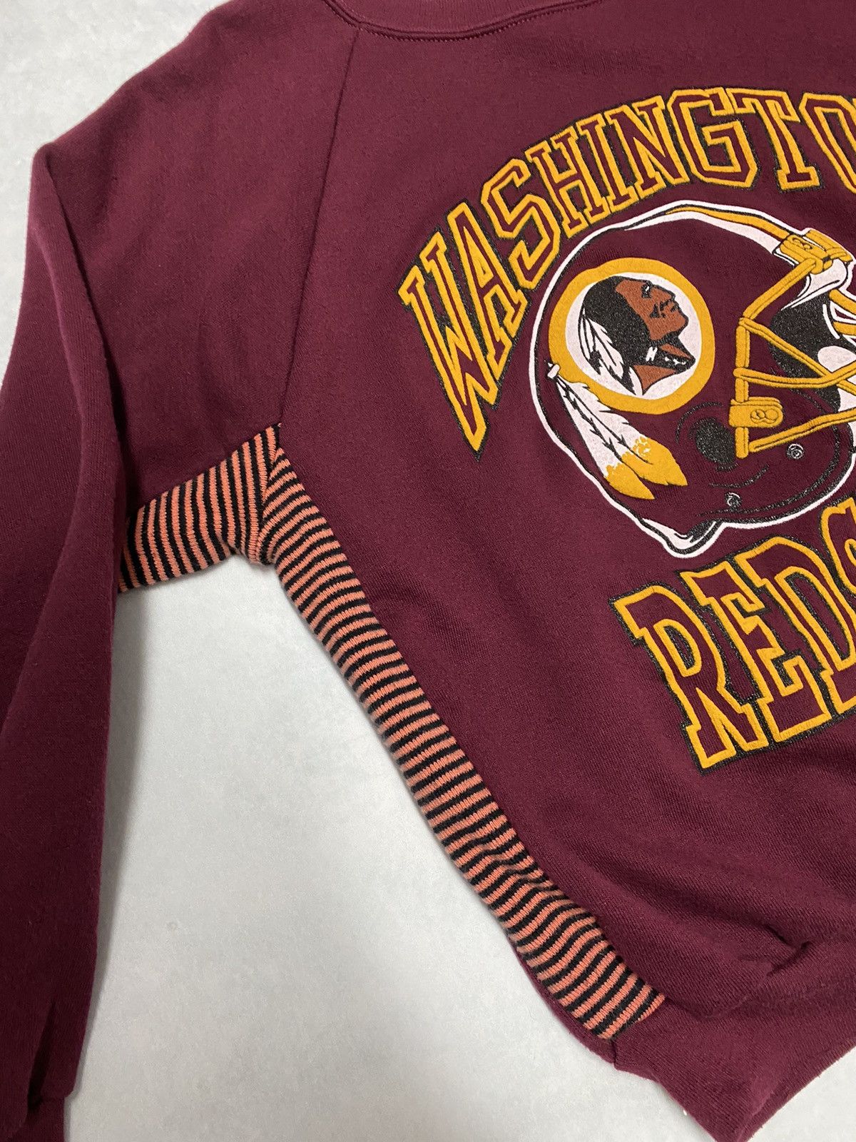 NFL × Vintage Crazy Vintage Streetwear 90’s NFL Redskins Crewneck M Size US M / EU 48-50 / 2 - 2 Thumbnail
