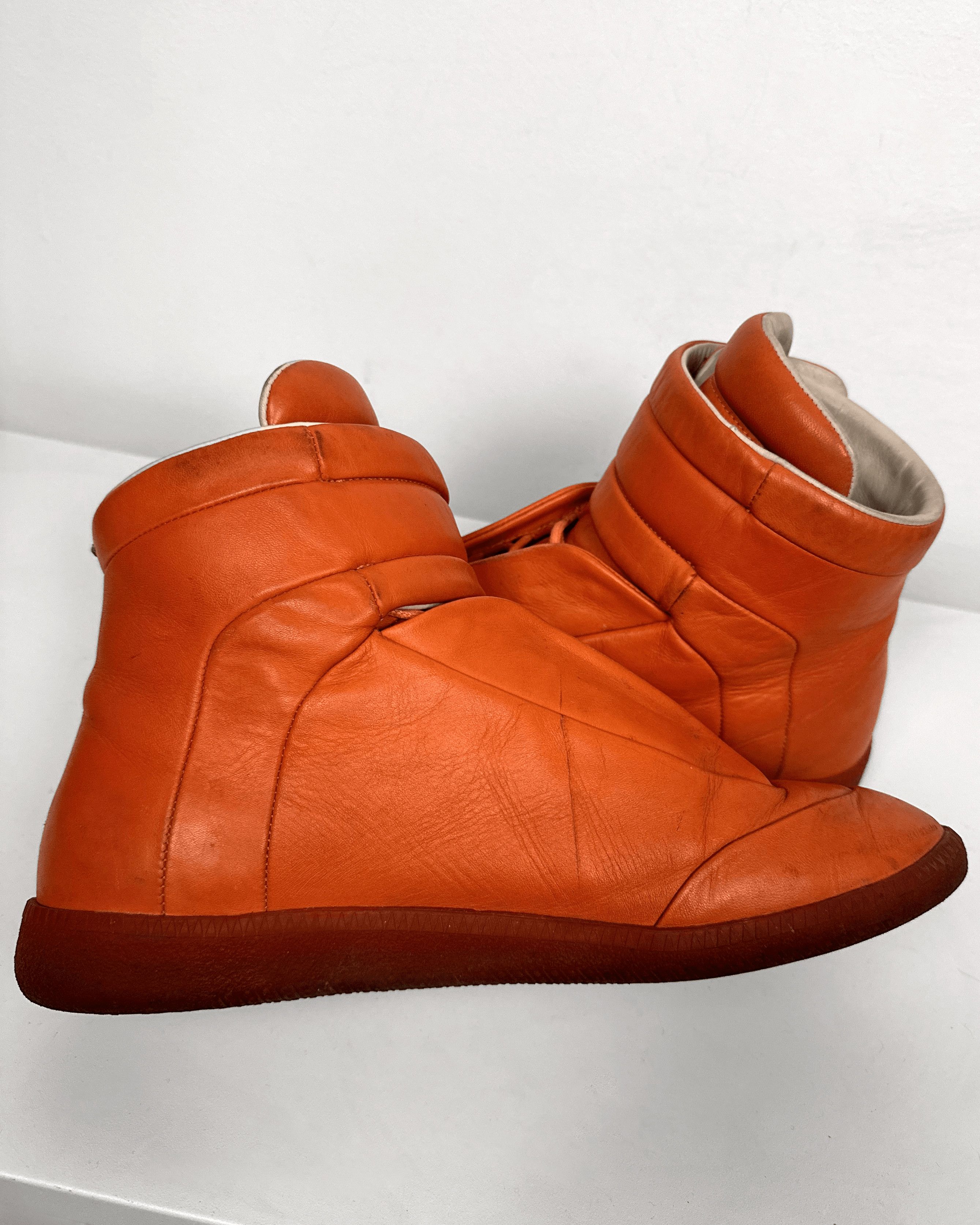 Maison Margiela Maison Margiela Future High Orange Sneakers Size US 9.5 / EU 42-43 - 6 Thumbnail