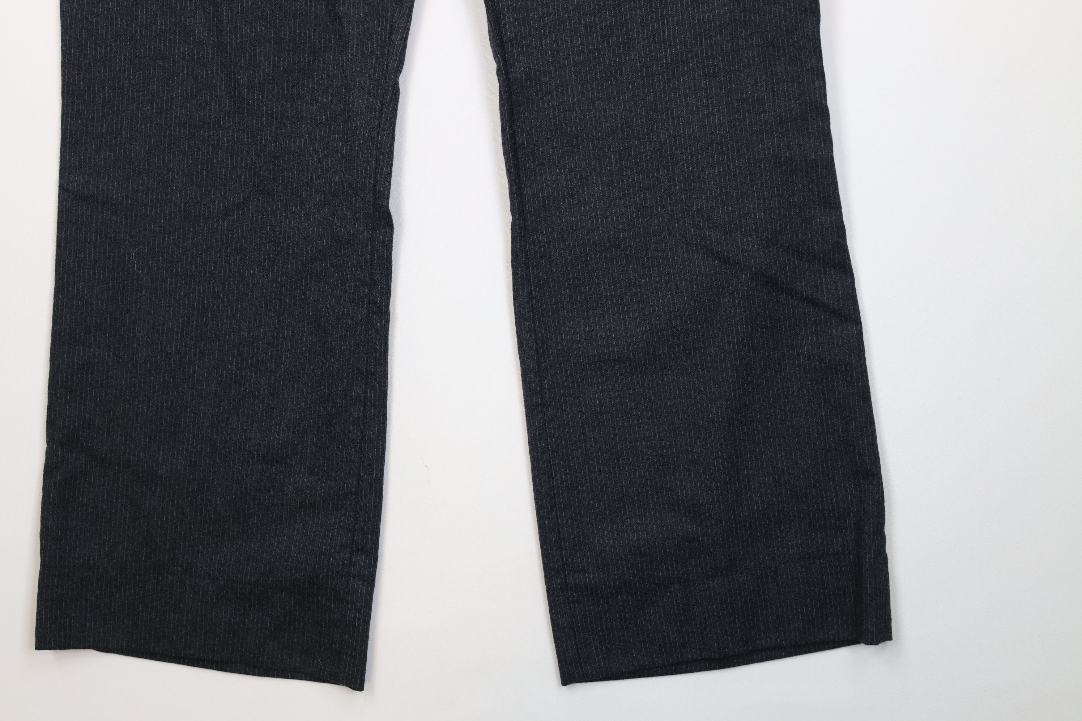 Vintage Vintage 70s Streetwear Pinstriped Bell Bottoms Chino Pants Size US 38 / EU 54 - 5 Thumbnail