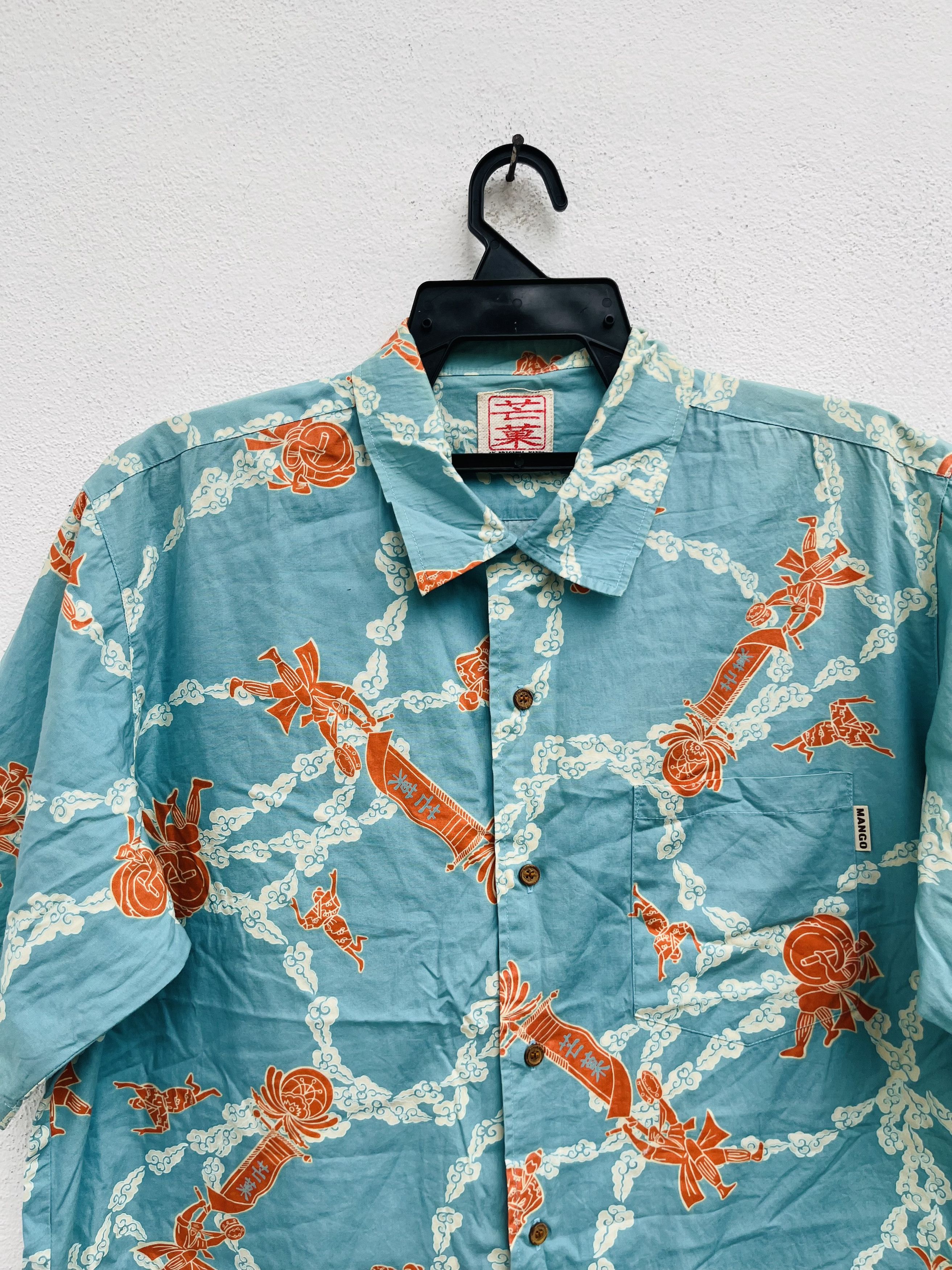 Japanese Brand Vintage Mango Made From Okinawa Japanese Designer Style Size US L / EU 52-54 / 3 - 3 Thumbnail