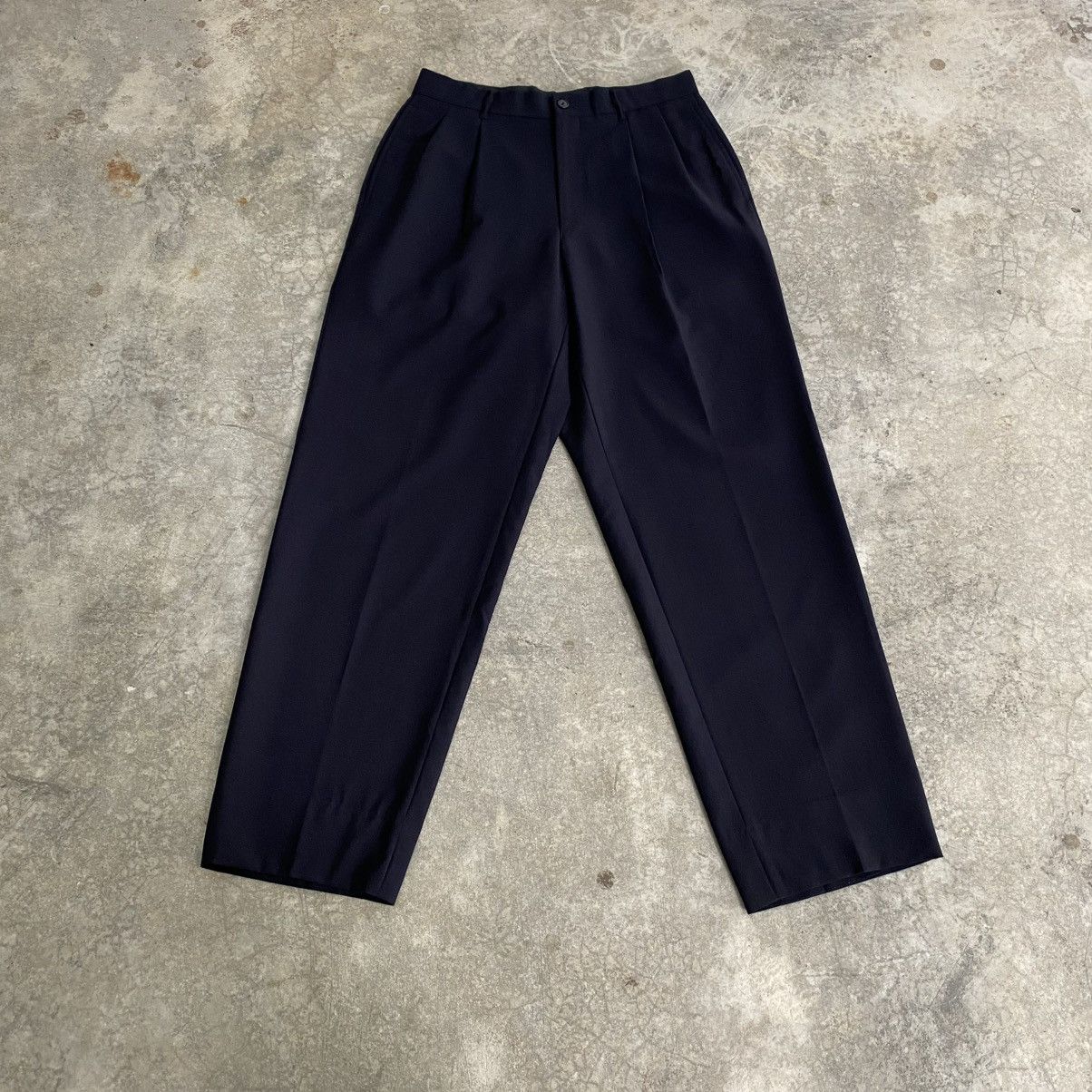 Yohji Yamamoto Archive Yohji Yamamoto Double Pleated Wool Gabardine Pants Size US 30 / EU 46 - 2 Thumbnail