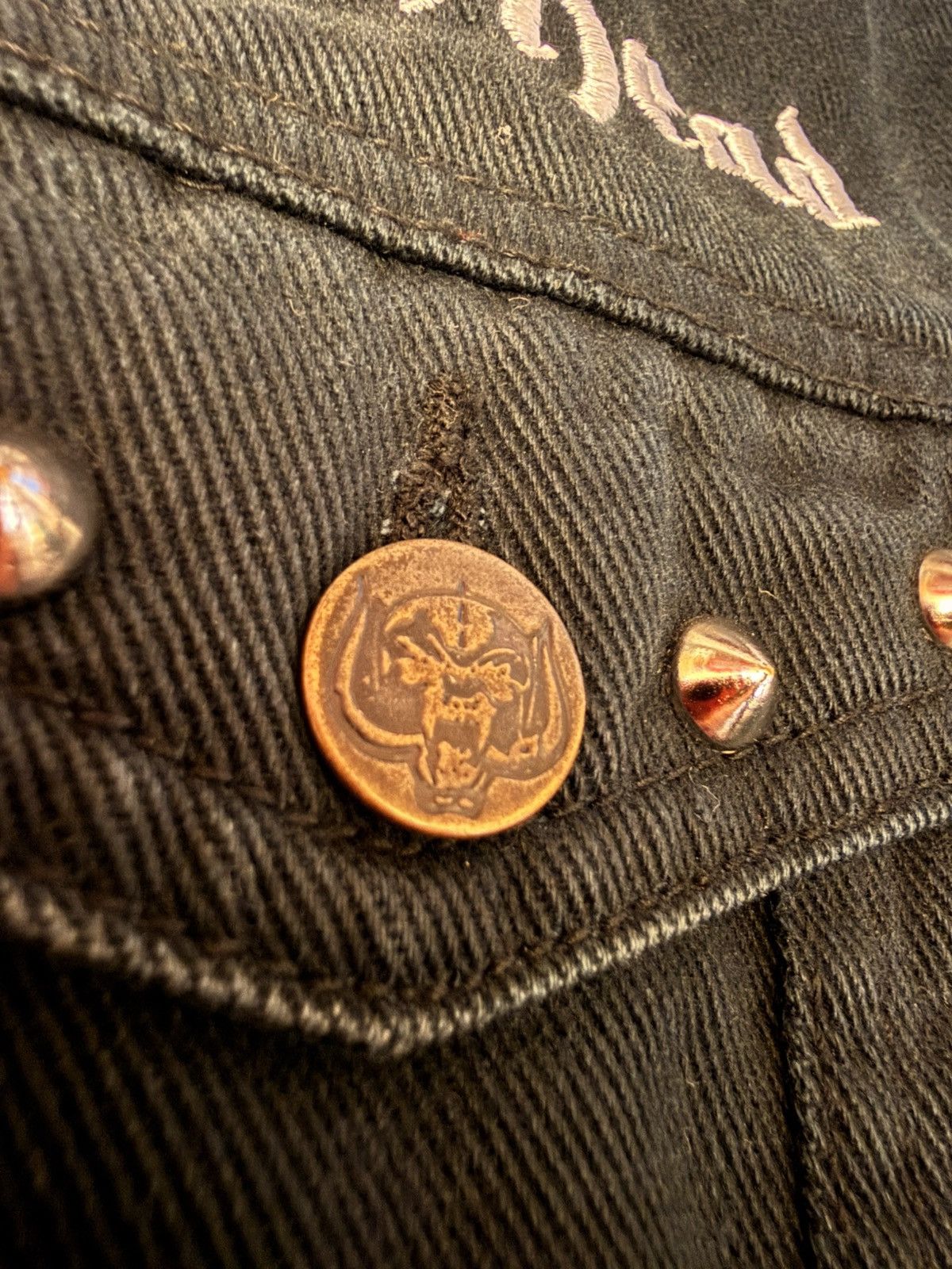 Other Vintage 2004 Motörhead Denim Vest by Dragonfly - USA - L Size US L / EU 52-54 / 3 - 7 Thumbnail