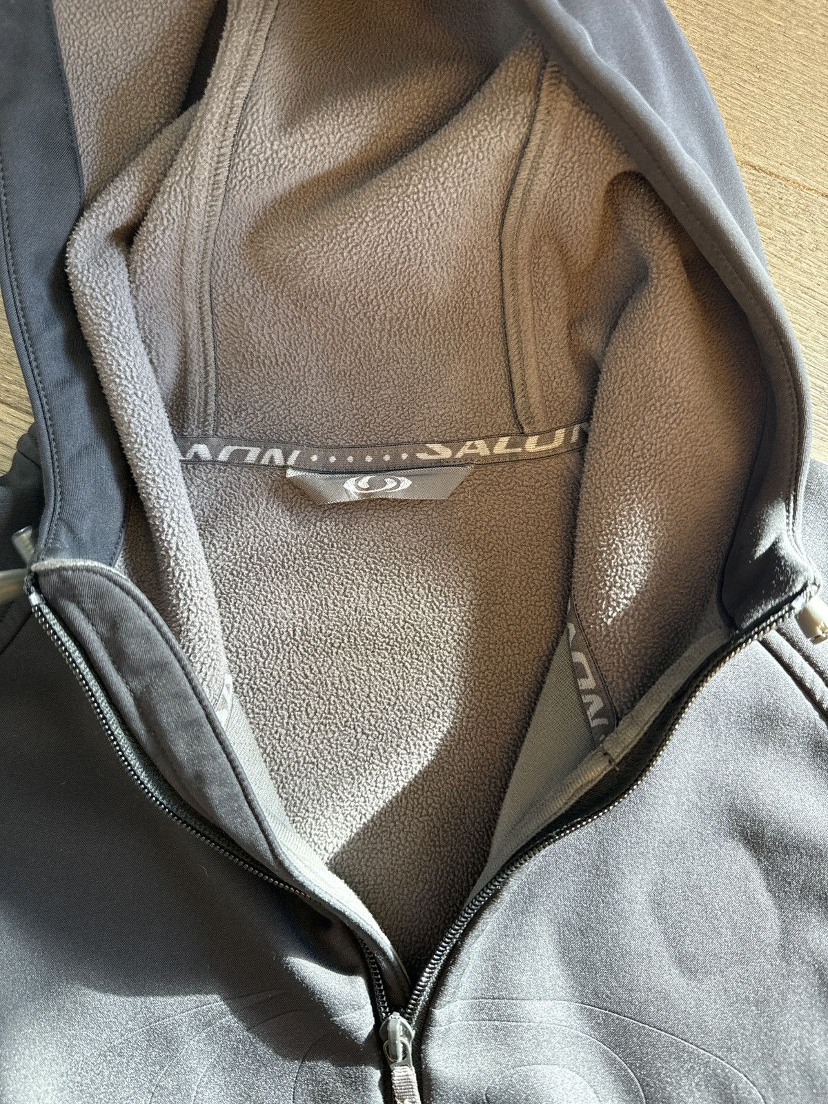 Salomon Y2K Salomon Hooded SoftShell Zip Up Hoodie Size US L / EU 52-54 / 3 - 7 Thumbnail