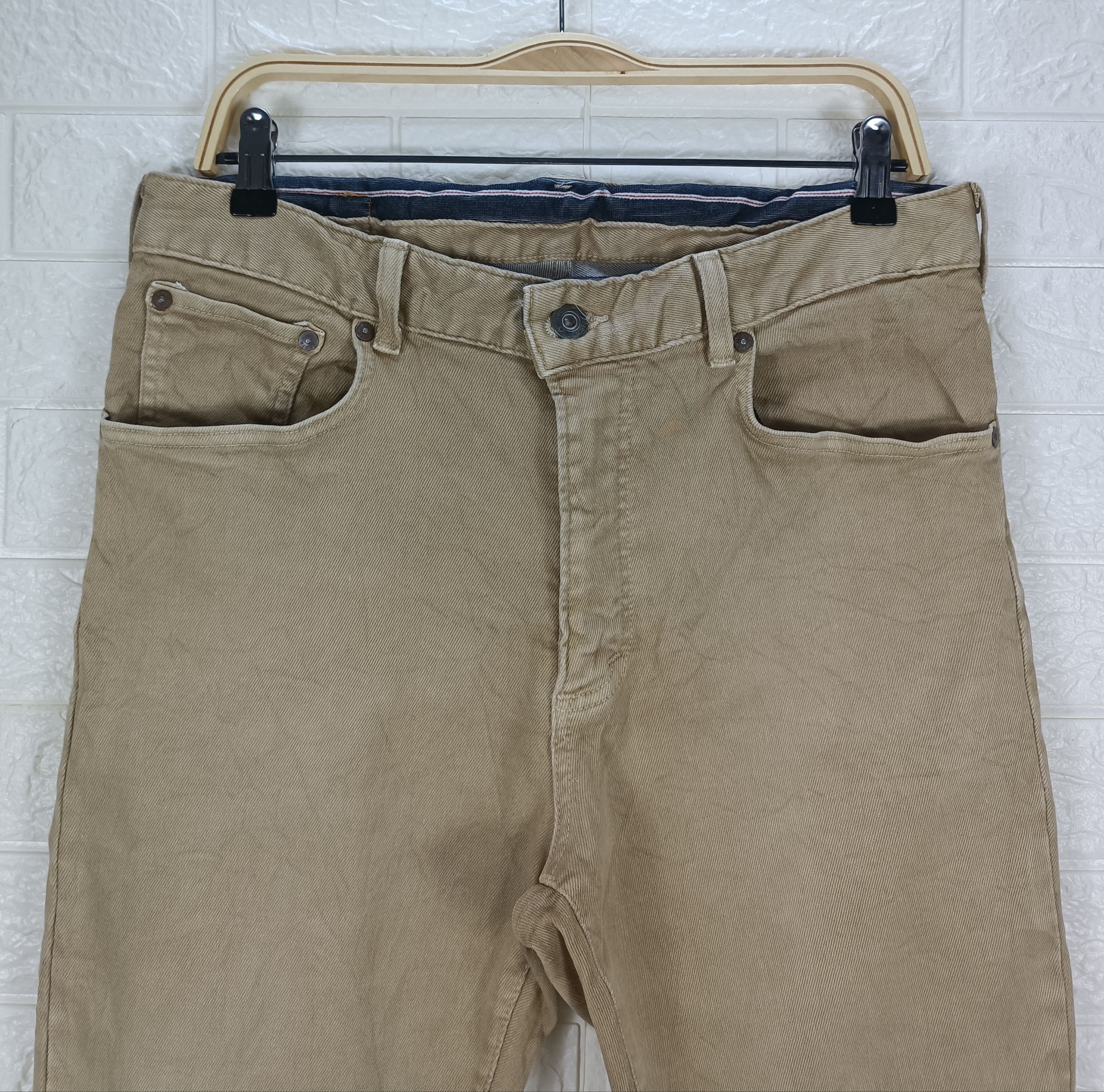 Edwin Vintage Edwin Khaki Brown Super Comfortable Jeans Size US 32 / EU 48 - 2 Thumbnail