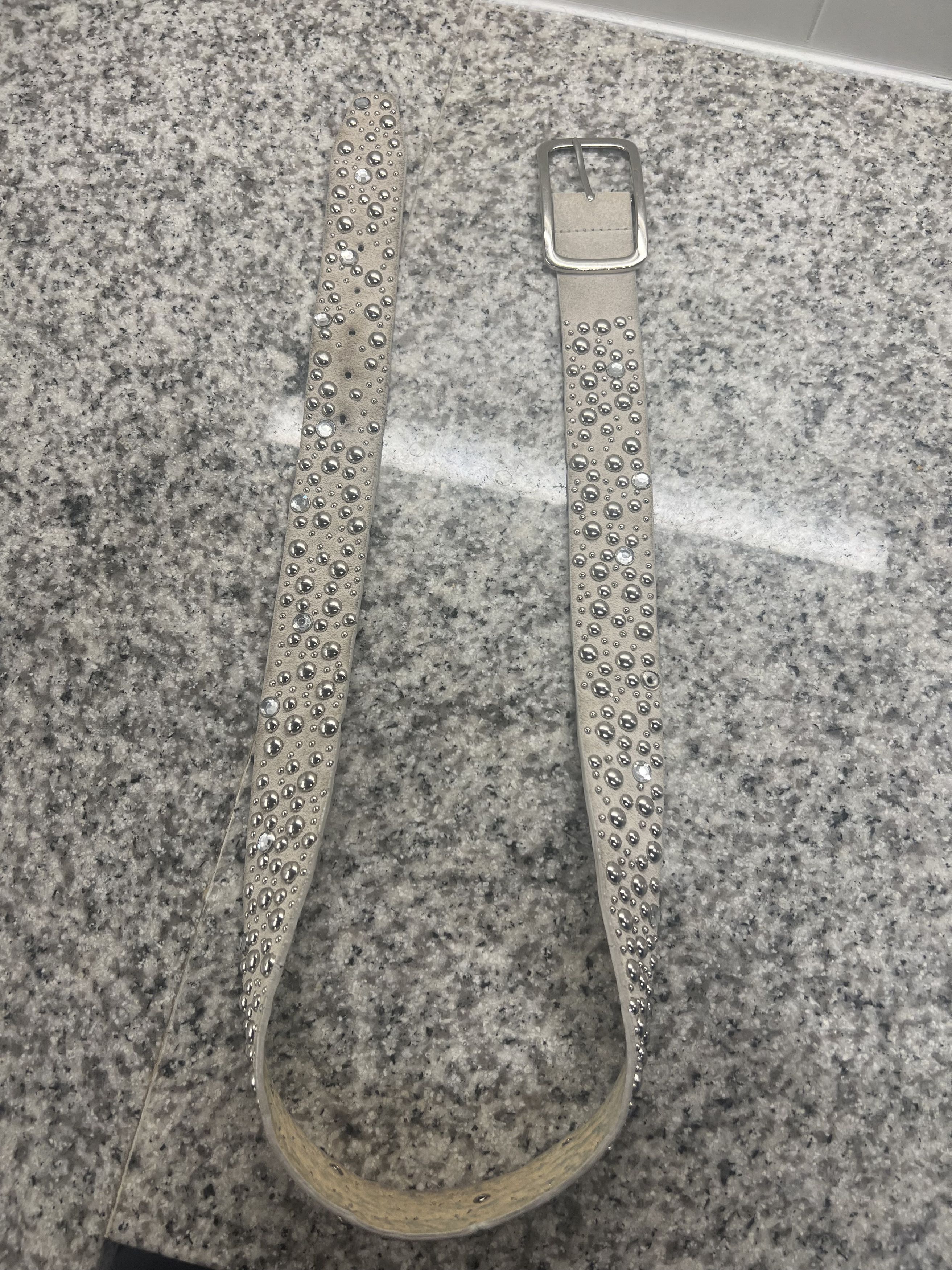 B.B. Simon Studded belt (BB simons) look alike Size 38 - 1 Thumbnail