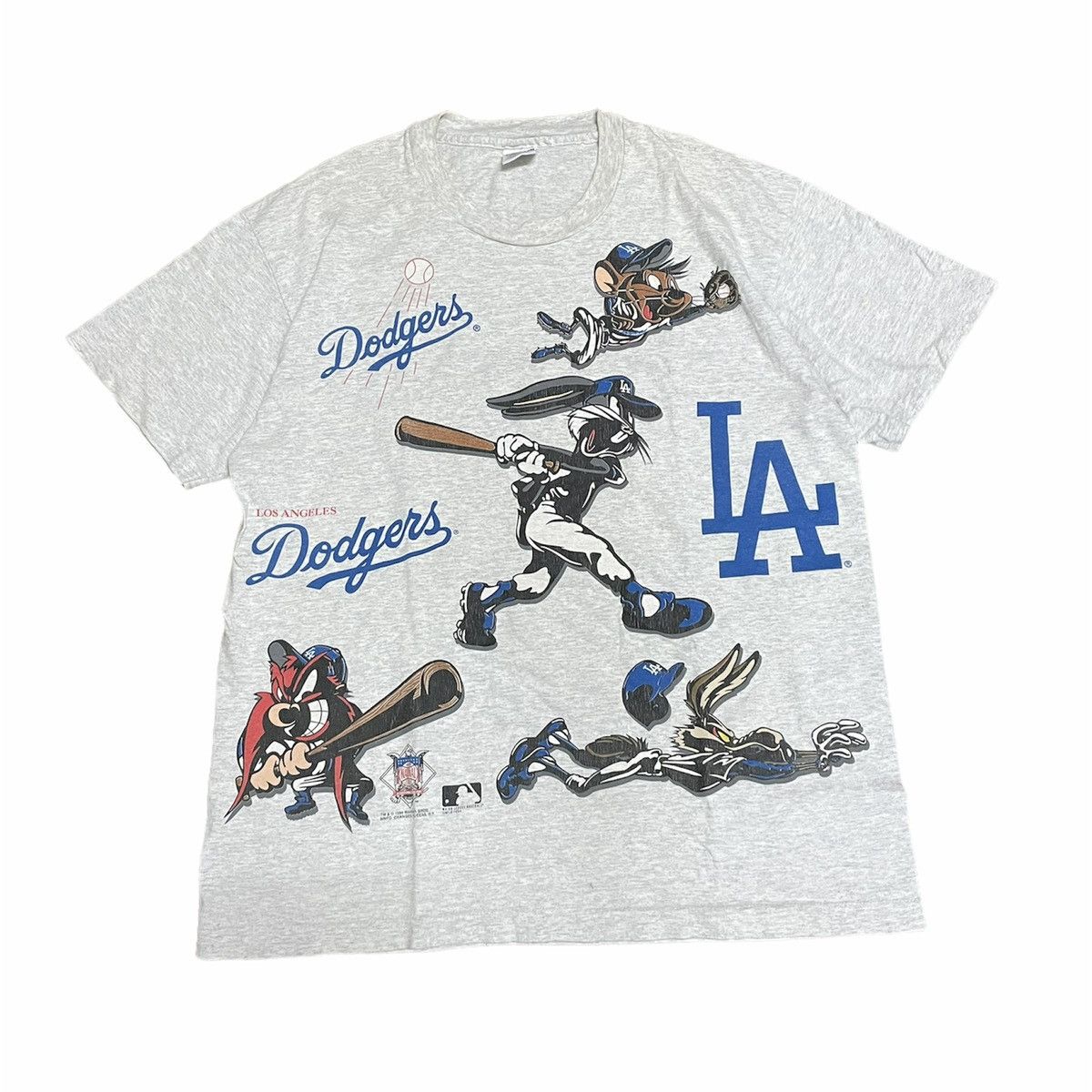 MLB × Vintage × Warner Bros Vintage 1994 LA Dodgers Fullprint Size US XL / EU 56 / 4 - 1 Thumbnail