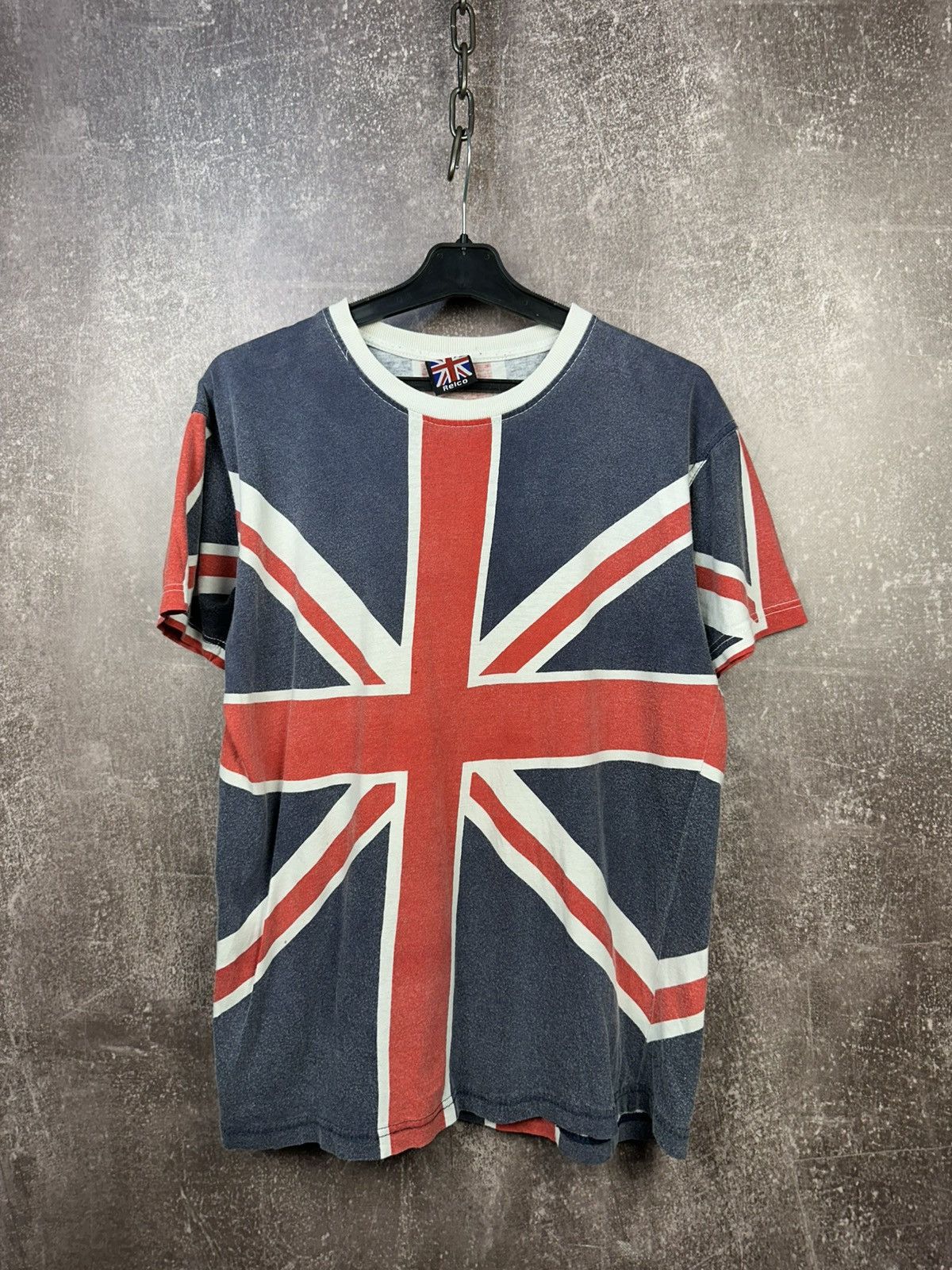 Vintage London Britain flag chrome hearts style shirt Size US S / EU 44-46 / 1 - 1 Thumbnail