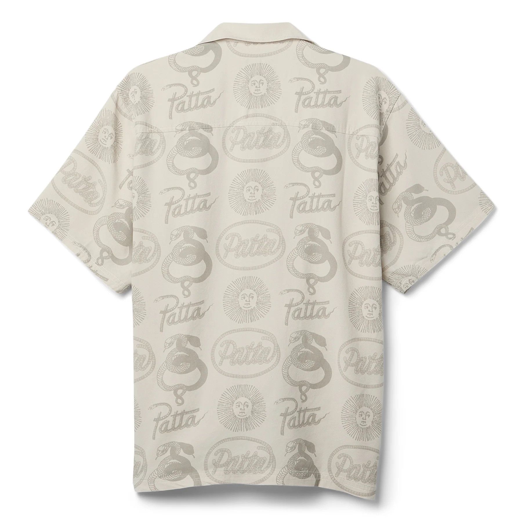 Patta Patta Serpentes Summer Short Sleeve Button Shirt Pumic Stone Size US L / EU 52-54 / 3 - 2 Thumbnail