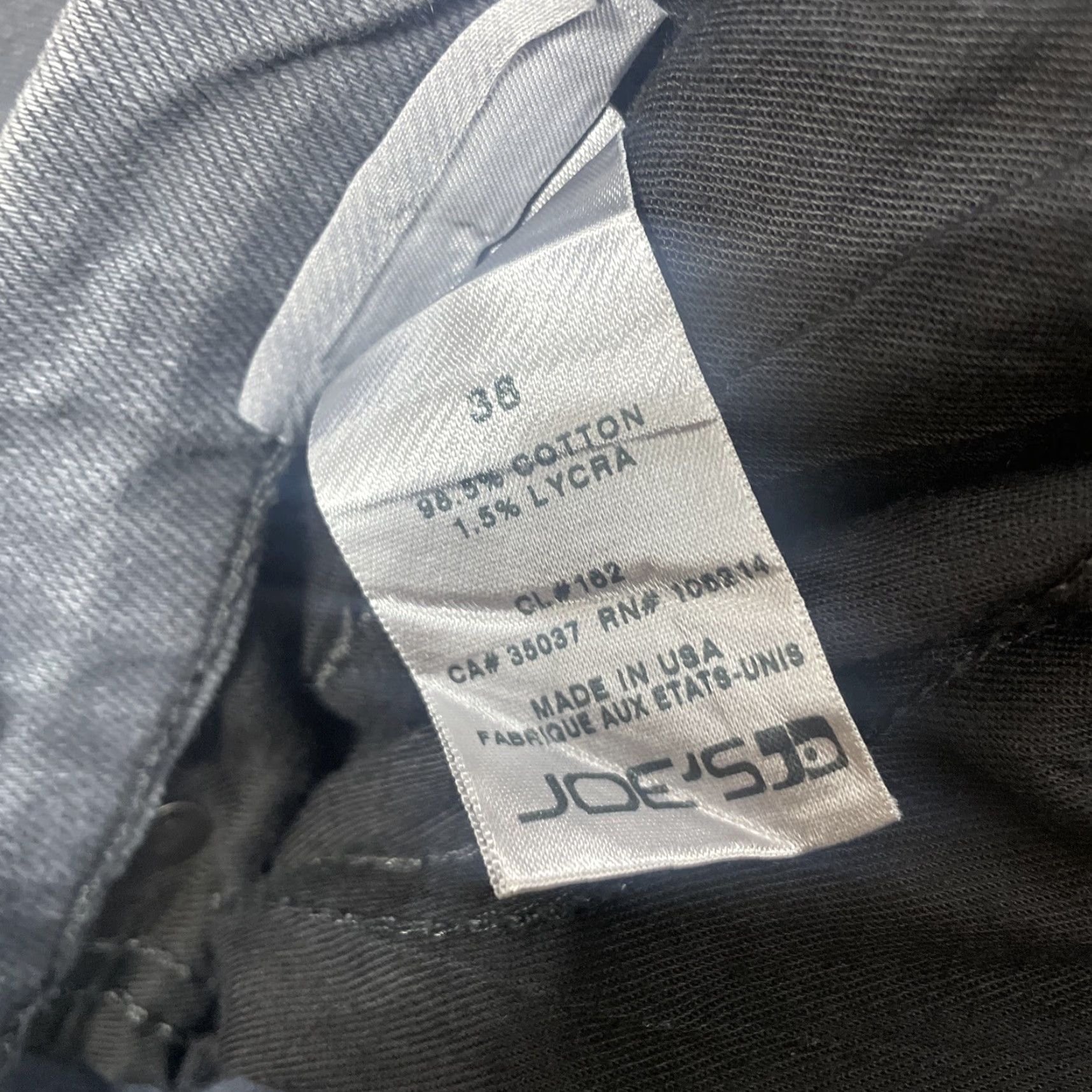 Vintage VINTAGE Joe's Jeans The Brixton Men 36 Straight + Narrow Gray Stretch Denim Y2k Indie City USA Preppy 90s Mens Size US 36 / EU 52 - 7 Thumbnail