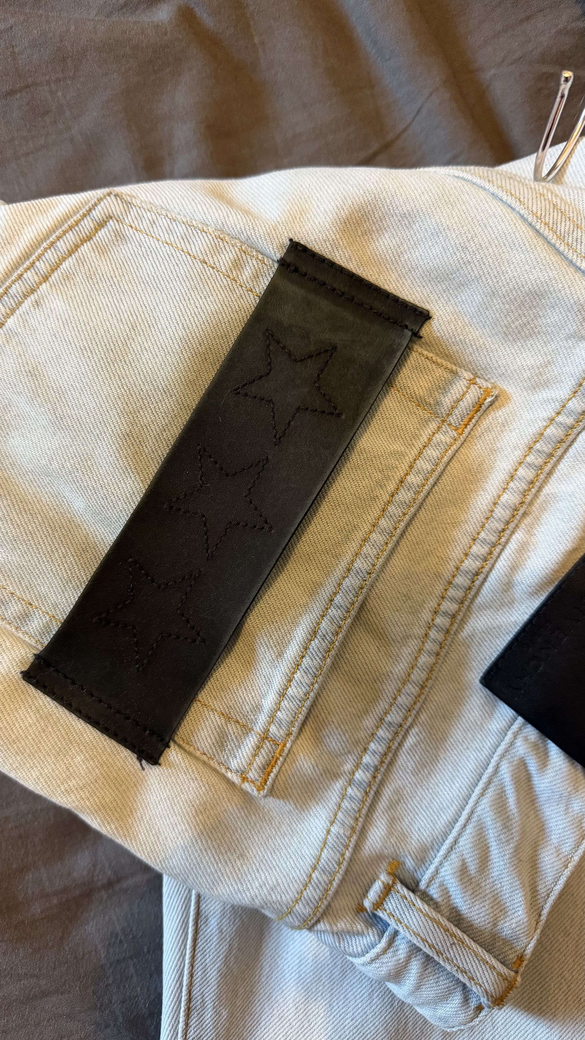 Riccardo Tisci Givenchy SS10 Star Patch Denim Jeans vintage 2010 y2k Size US 32 / EU 48 - 12 Thumbnail