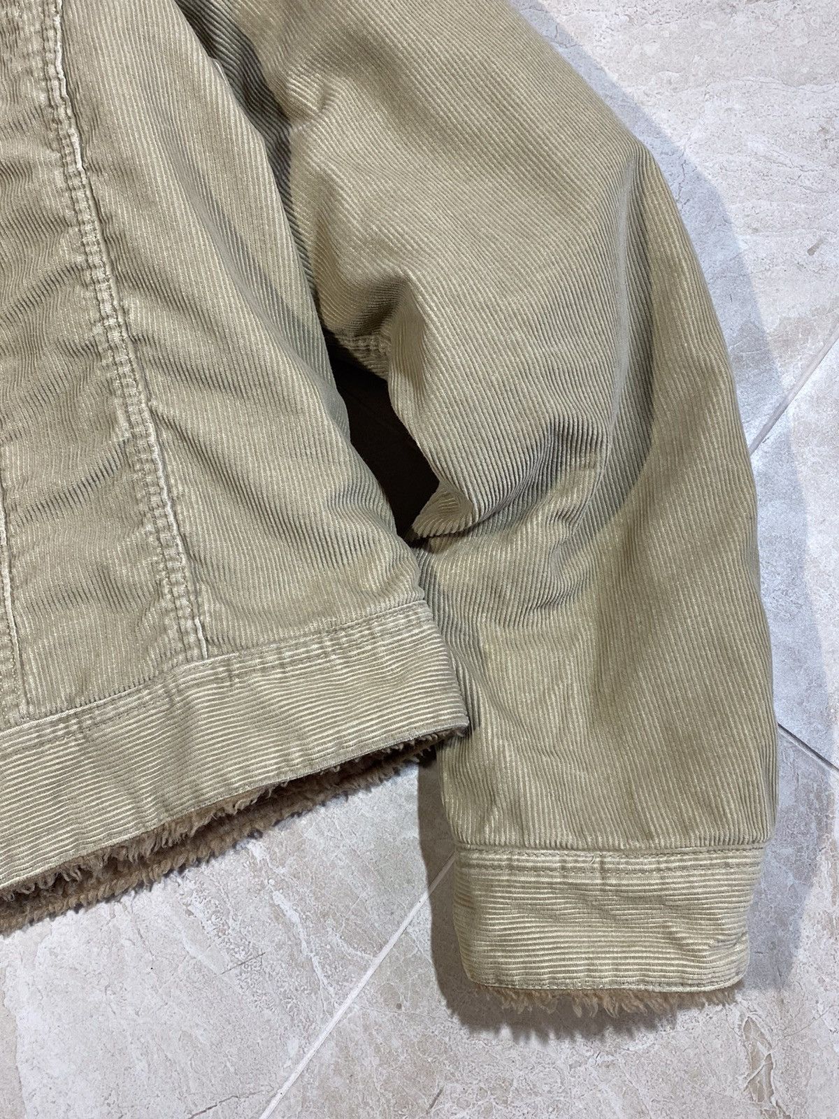Diesel × Vintage Vintage Diesel Corduroy Sherpa y2k streetwear style jacket Size XL / US 12-14 / IT 48-50 - 7 Thumbnail