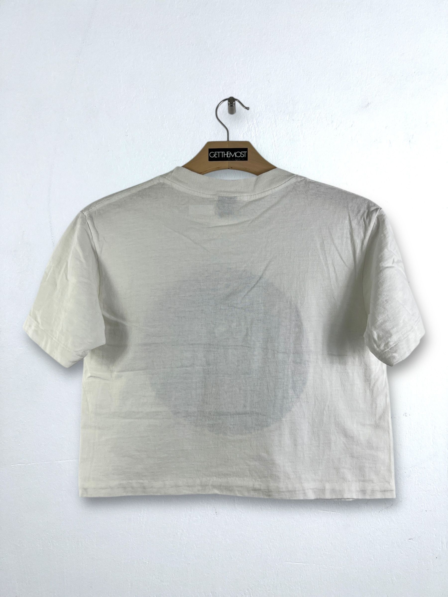 Vintage No.4830 Vintage 80s J.L. Jackson For Pres Crop Top Tee (M) Size US M / EU 48-50 / 2 - 7 Thumbnail