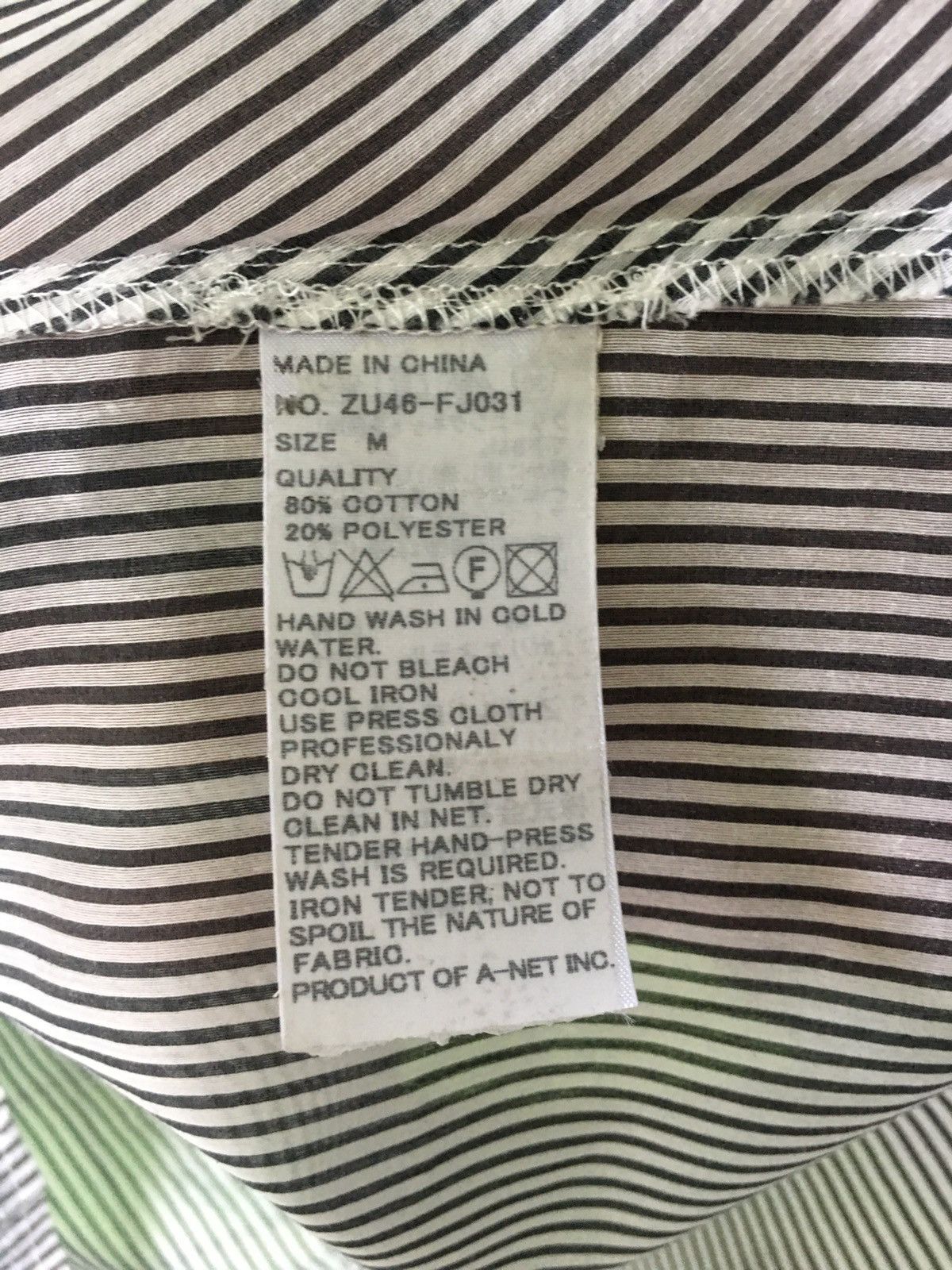 Zucca Issey Miyake Zucca Stripe Size M / US 6-8 / IT 42-44 - 4 Thumbnail