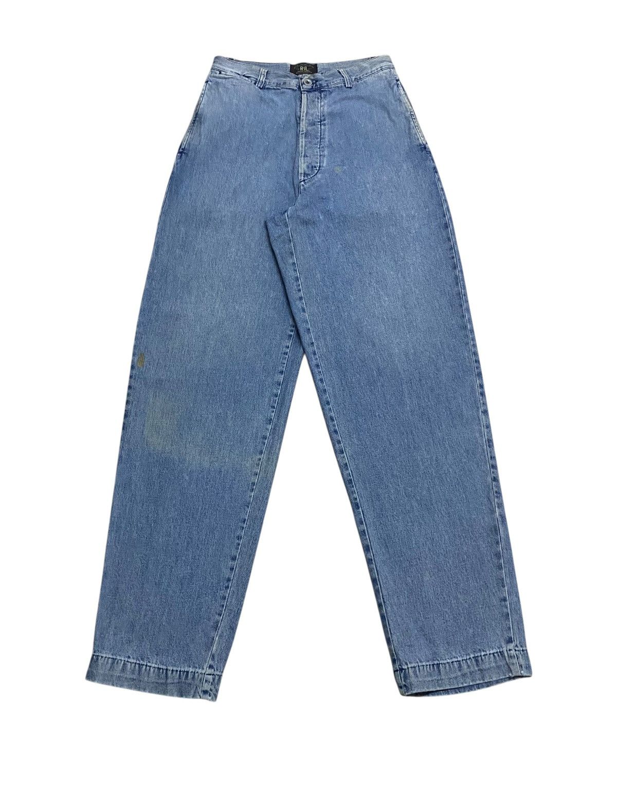 Japanese Brand Rare Vintage Ralph Lauren Double RR Made In Usa Jeans 1990s Size US 35 - 1 Thumbnail