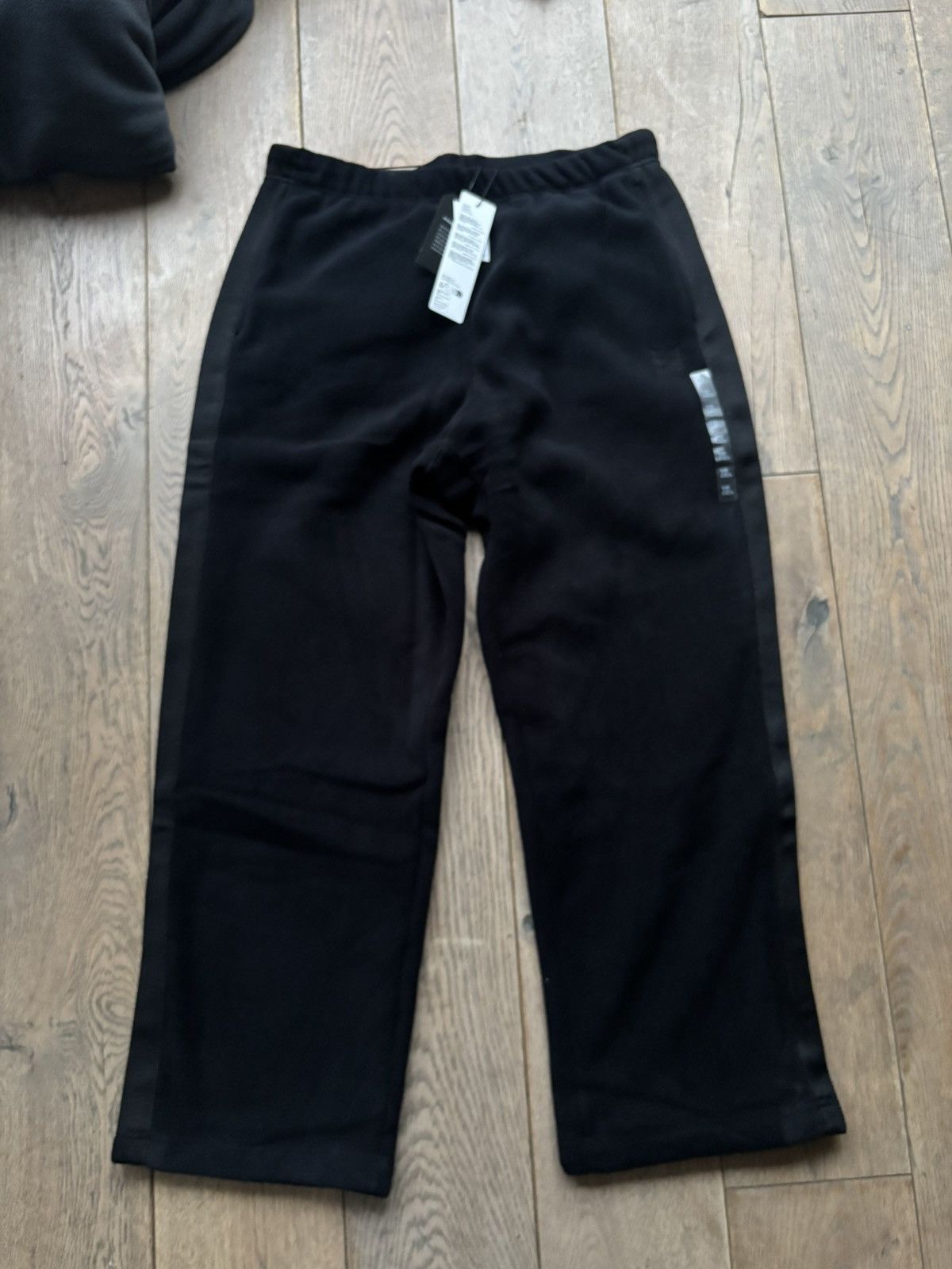 Needles UNIQLO Fleece Wide leg trouser sweat pants XL black