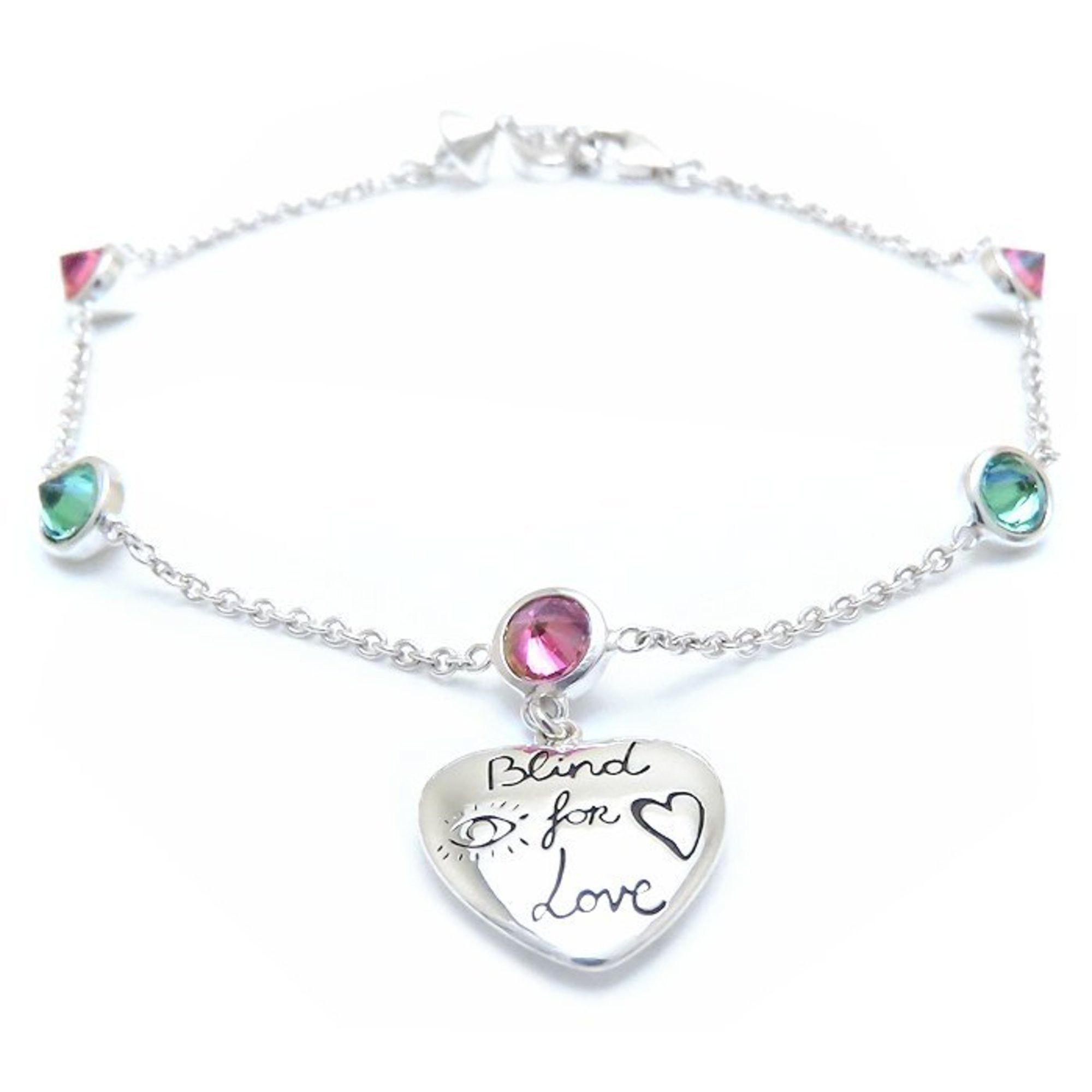 GUCCI blind for love ブレスレット Gucci Exclusive Sterling Silver Blind For Love 6mm Bangle