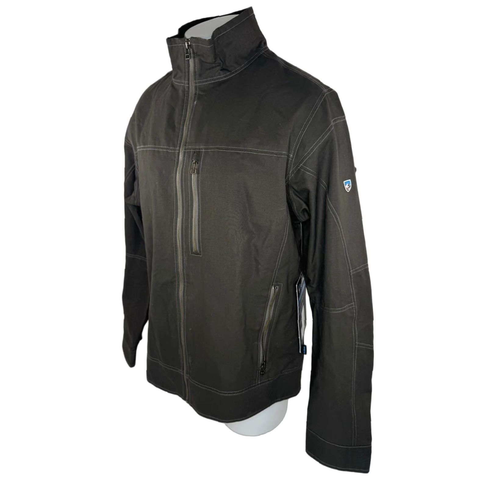 Vintage KUHL BURR Jacket Mens L Gun Metal Patina Dye NEW w TAG LL Size US L / EU 52-54 / 3 - 1 Thumbnail