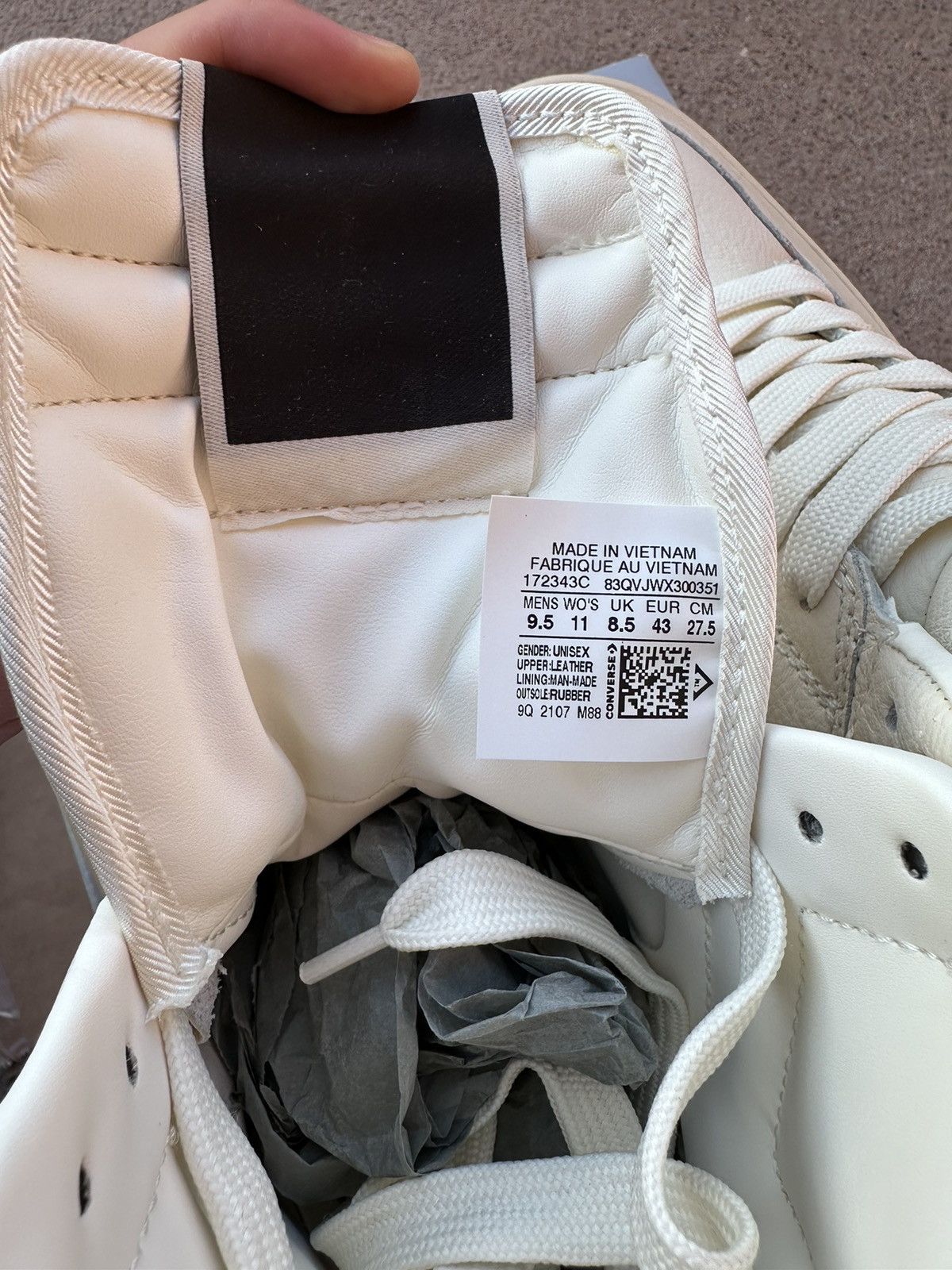Converse × Rick Owens Drkshdw Rick Owens DRKSHDW Converse TURBOWPN Size US 9.5 / EU 42-43 - 7 Thumbnail