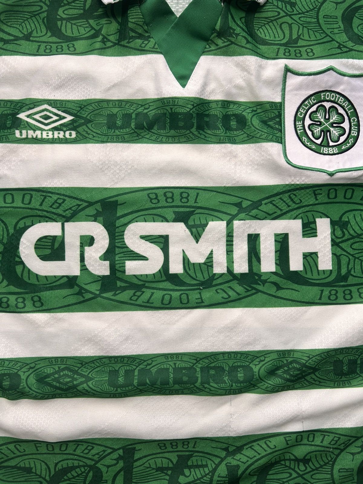 Umbro Celtic glasgow vintage 1996 football shirt Size US L / EU 52-54 / 3 - 4 Thumbnail