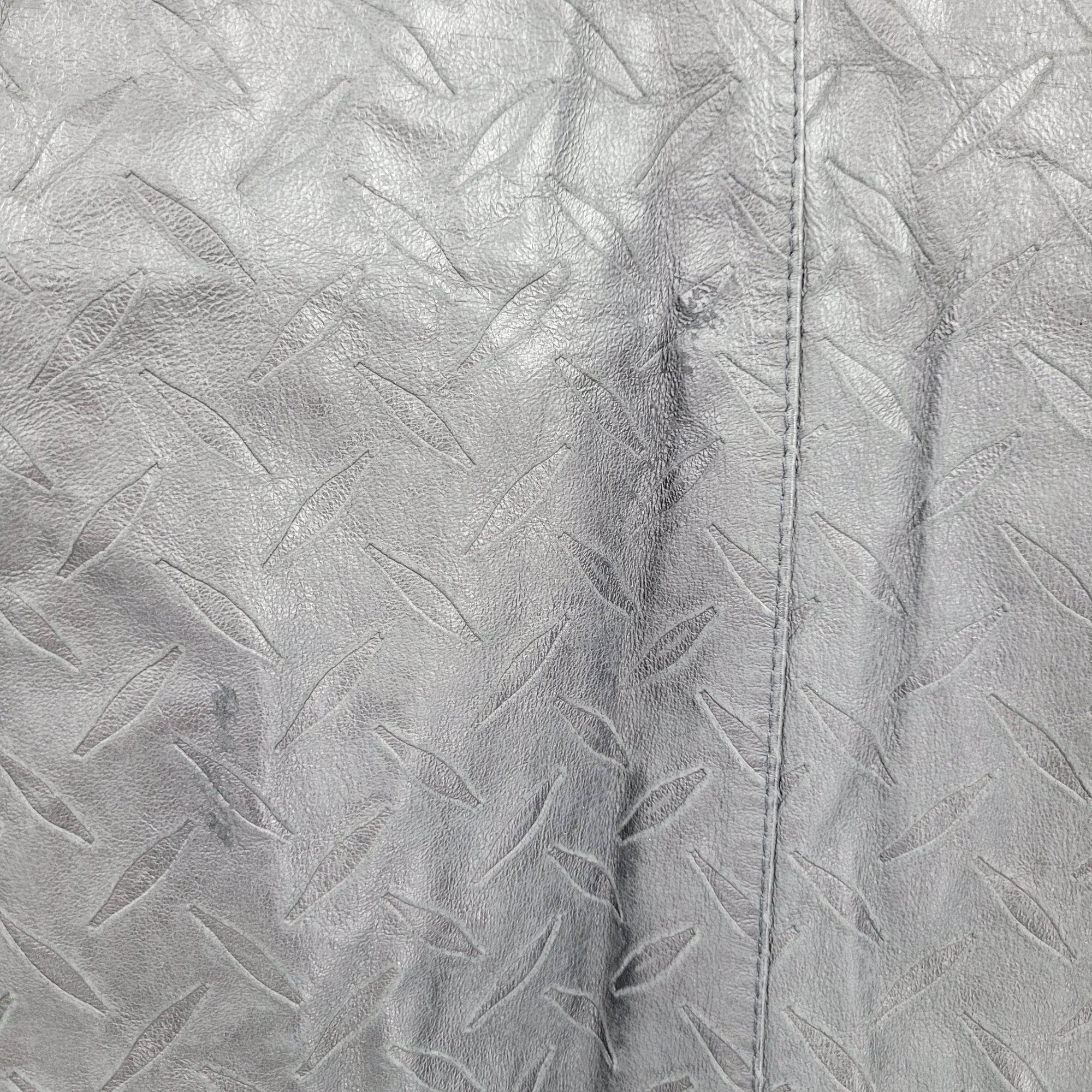 Vintage 80s Steampunk Black Leather Trench Coat Sz S Tread Embossed Size US S / EU 44-46 / 1 - 10 Thumbnail