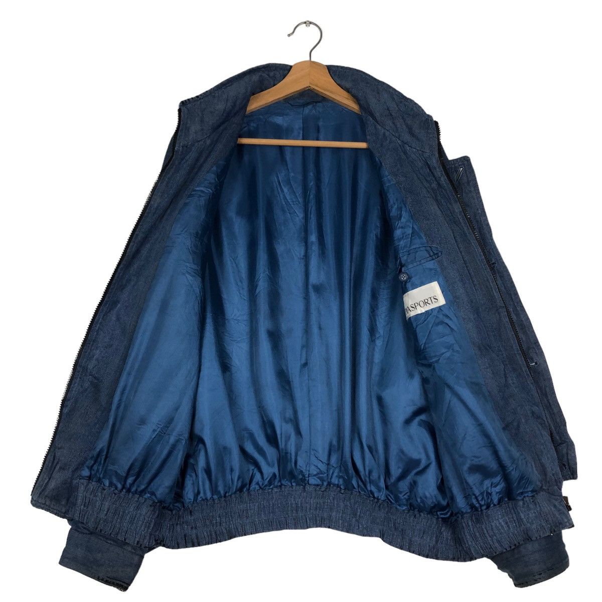 Japanese Brand 🔥Vintage Bomber Jacket Pia Sports Big Logo Issey Miyake Size US M / EU 48-50 / 2 - 13 Thumbnail
