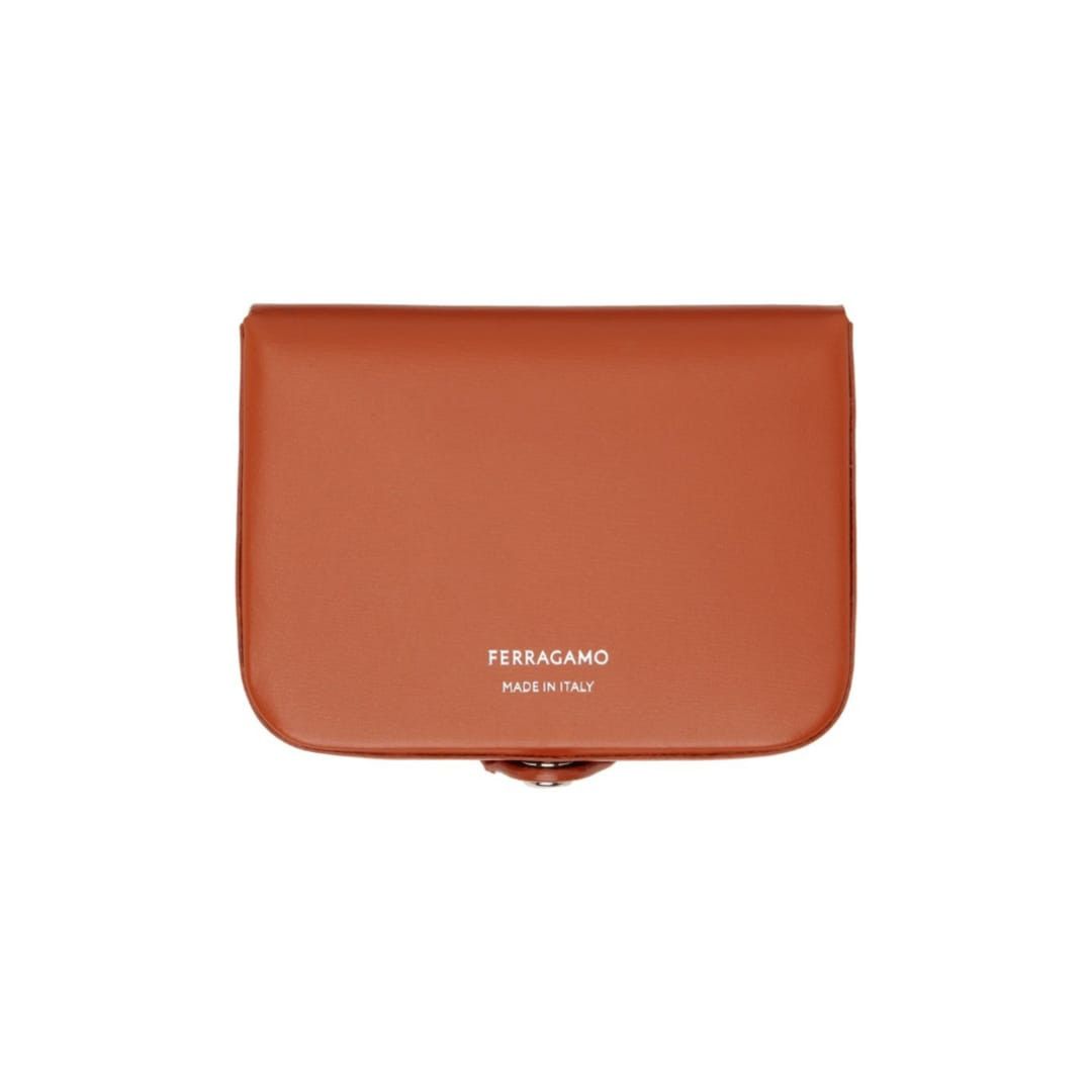 Salvatore Ferragamo o1s1rm0924 Size: OS / Coin Wallet in Terracotta Size ONE SIZE - 1 Thumbnail